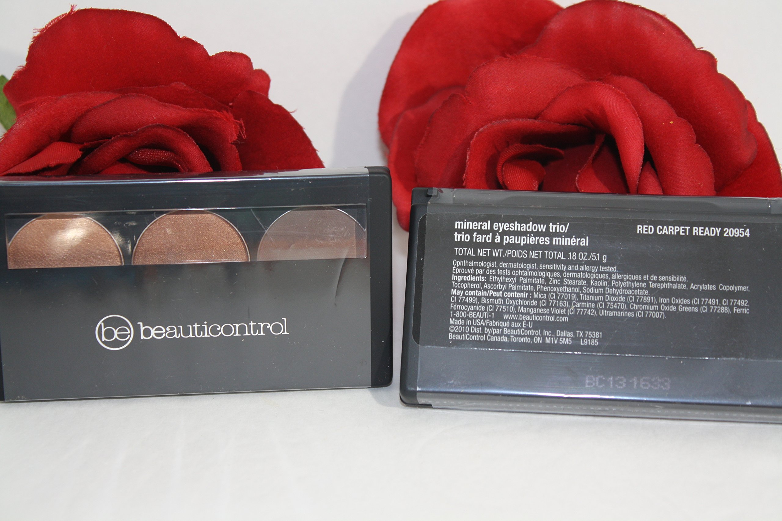 Beauticontrol Mineral Eyeshadow Trio - Red Carpet Ready Eyeshadow Palette for Day & Night Makeup | Vegan & Cruelty-Free