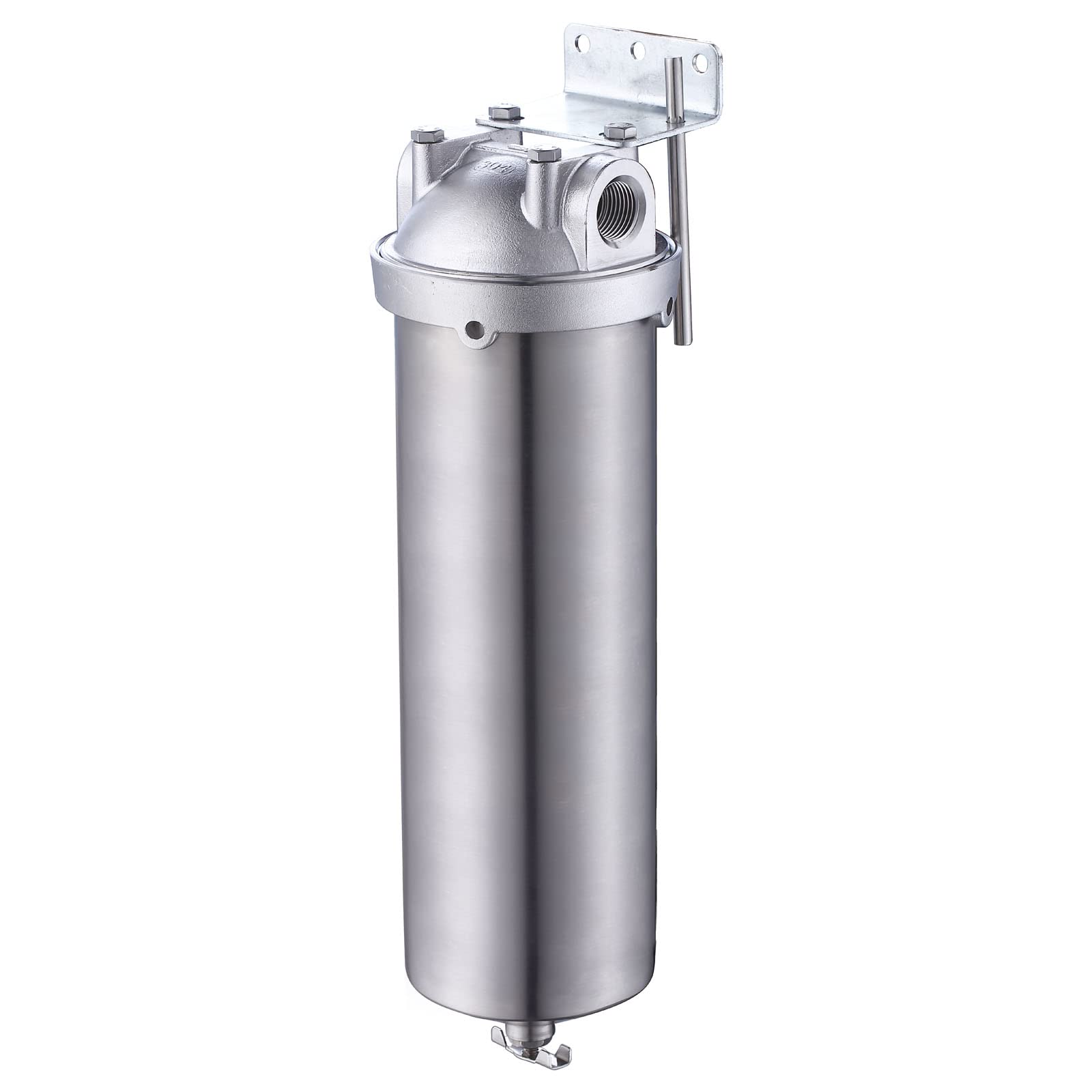 Amwater NSF/ANSI 42 Certified Stainless Steel Whole House Water Filter System - 10