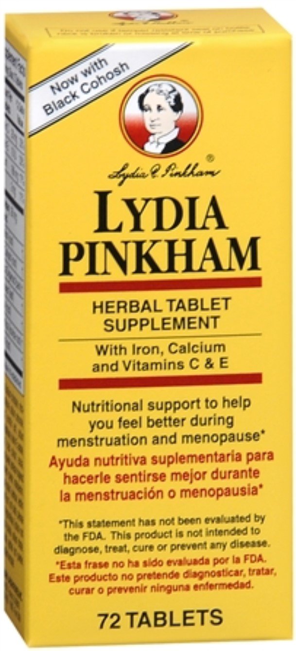 Lydia Pinkham Herbal Supplement Tablets - 72 Tablets (Pack of 10) - Natural Women's Health Support for Menopause, PMS & Hormonal Balance - Perfect for Daily Wellness Routine