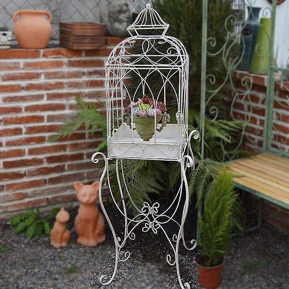 Zenggp Metal Plant Stand - Decorative Garden Planter Holder, Flower Pot Shelf Rack for Indoor/Outdoor Use - Perfect for Home, Patio, and Balcony Decor