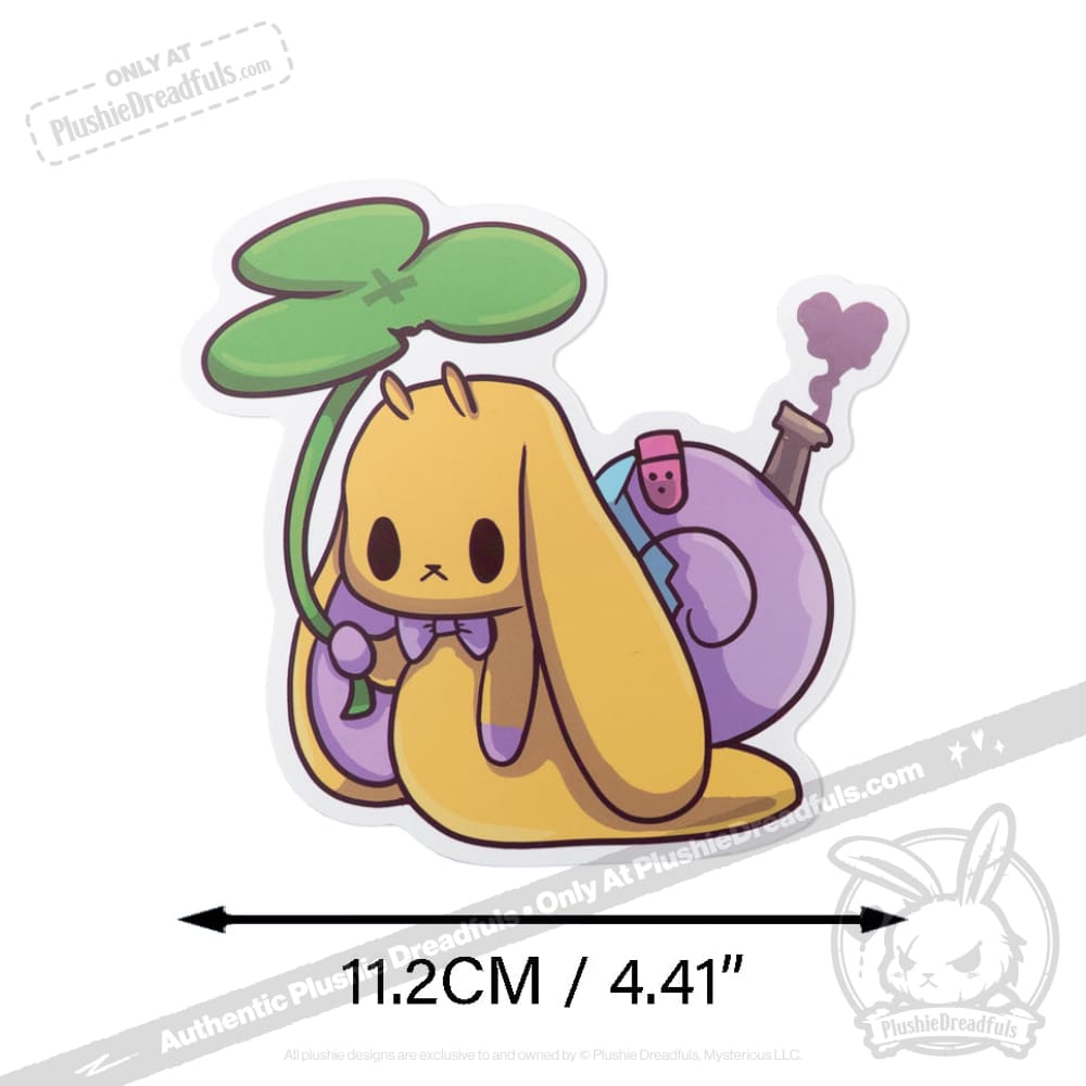 Plushie Dreadfuls Vinyl Sticker Pack Vol. 4 - Lucky Buns | Cute Bunny Stickers for Laptops, Water Bottles & Scrapbooking