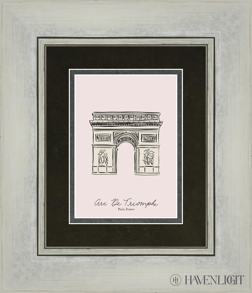 Arc De Triomphe Painting by Elise Gomez - Parisian Wall Art Decor for Living Room, Office & Gift Ideas