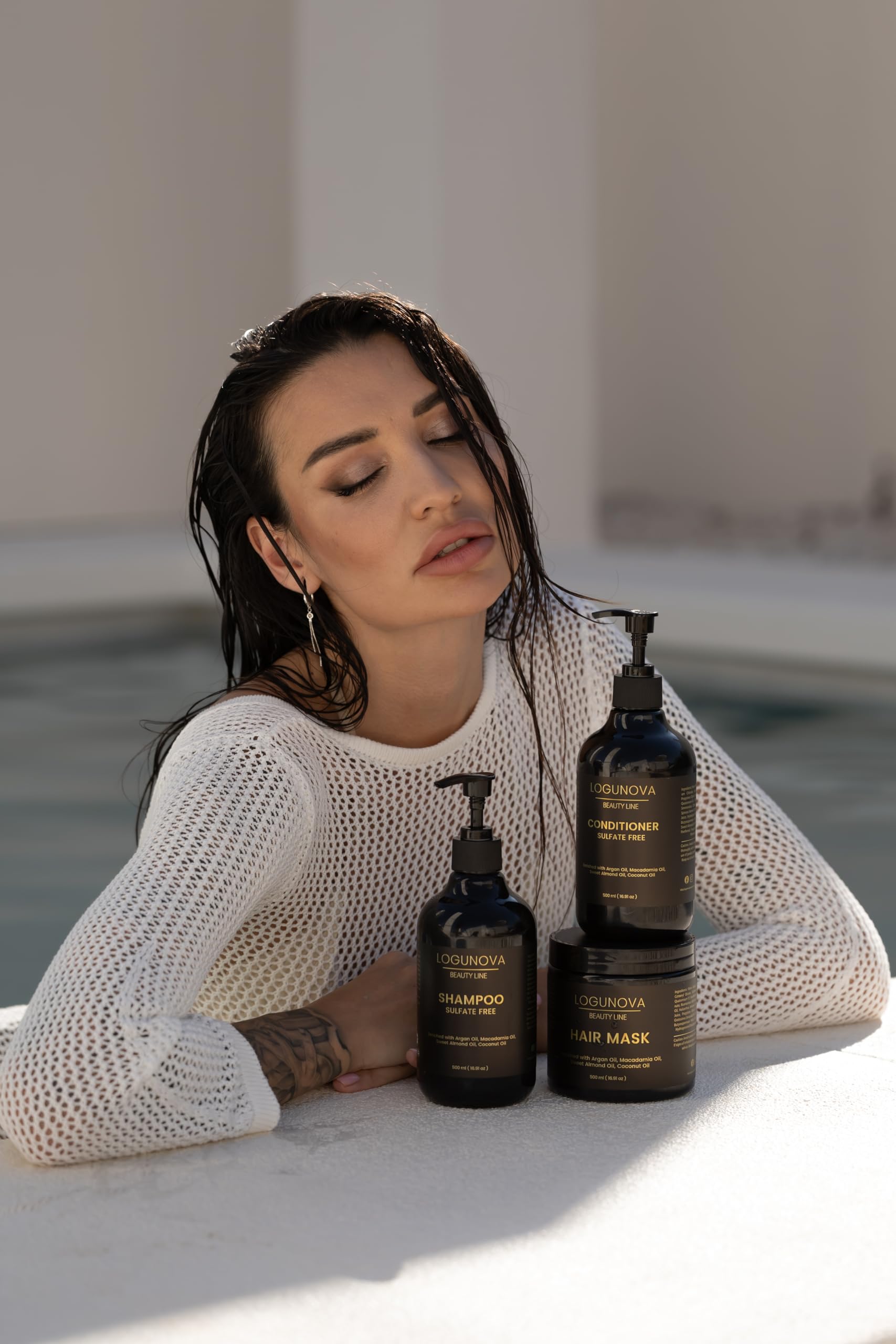 Radiant Hair 3-Step System - Nourishing Shampoo, Hydrating Conditioner & Repairing Hair Mask for Damaged Hair | Salon-Quality Hair Care for Dry, Frizzy & Color-Treated Hair at Home
