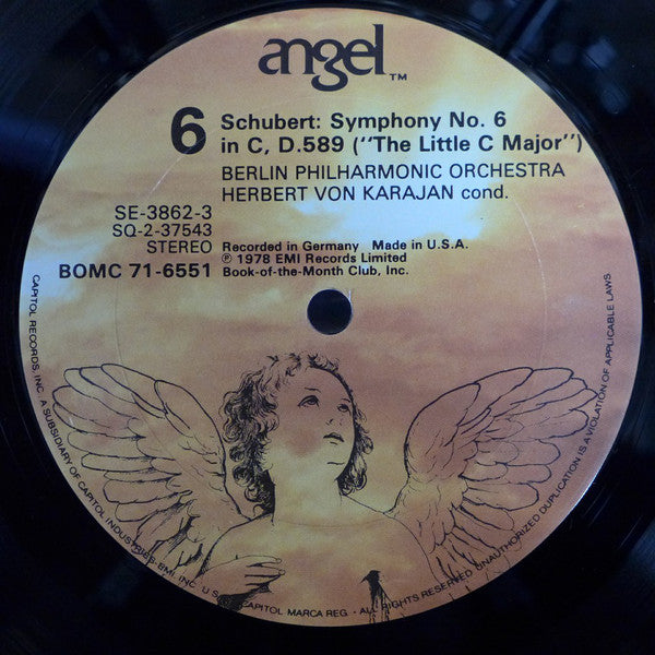 Schubert The Complete Symphonies 5xLP Vinyl Box Set - Berliner Philharmoniker Conducted by Herbert von Karajan - Near Mint or Mint Condition - Perfect for Classical Music Collectors & Audiophiles