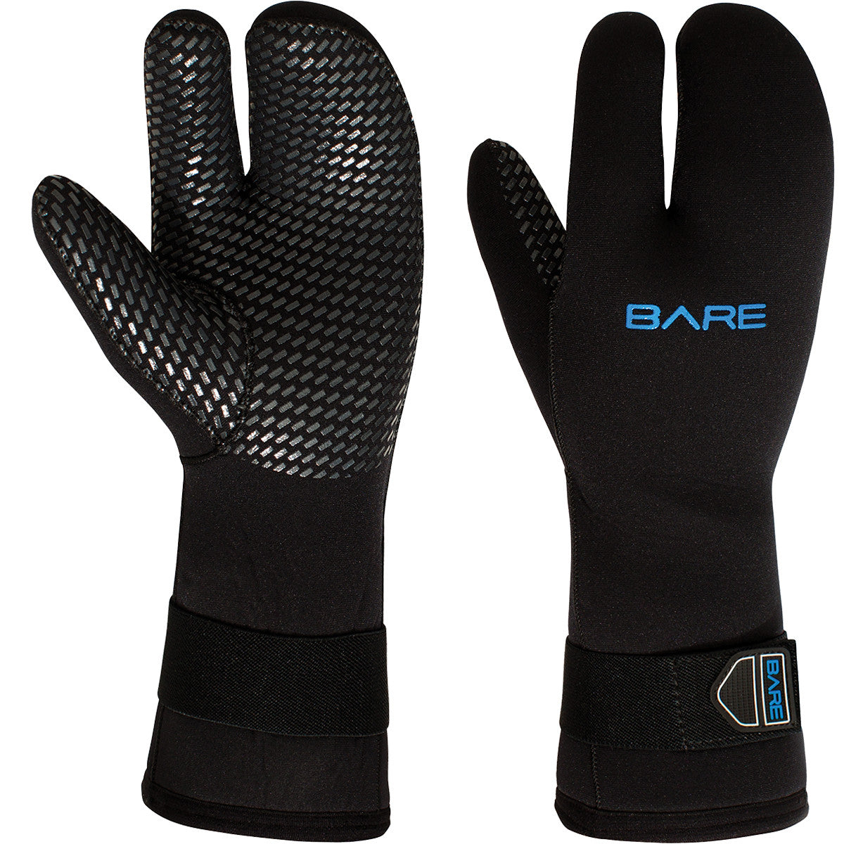 Bare 7mm Neoprene Diving Gloves for Cold Water Swimming, Snorkeling & Scuba - Warm & Flexible Hand Protection