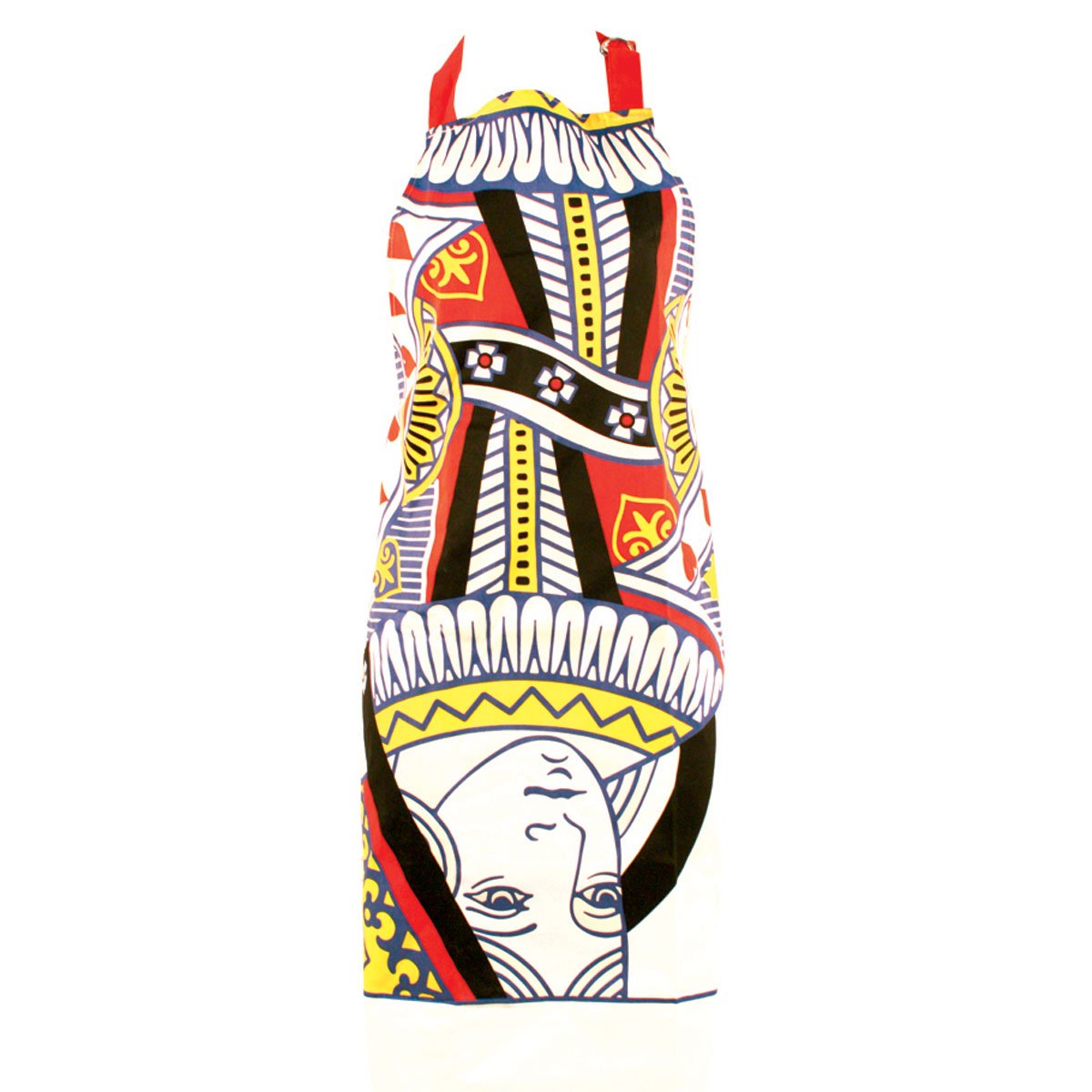 Gift Republic Queen Playing Cards Apron - Fun Kitchen Apron for Cooking, Baking & Hosting Parties - Perfect Gift for Card Game Lovers & Queen Fans