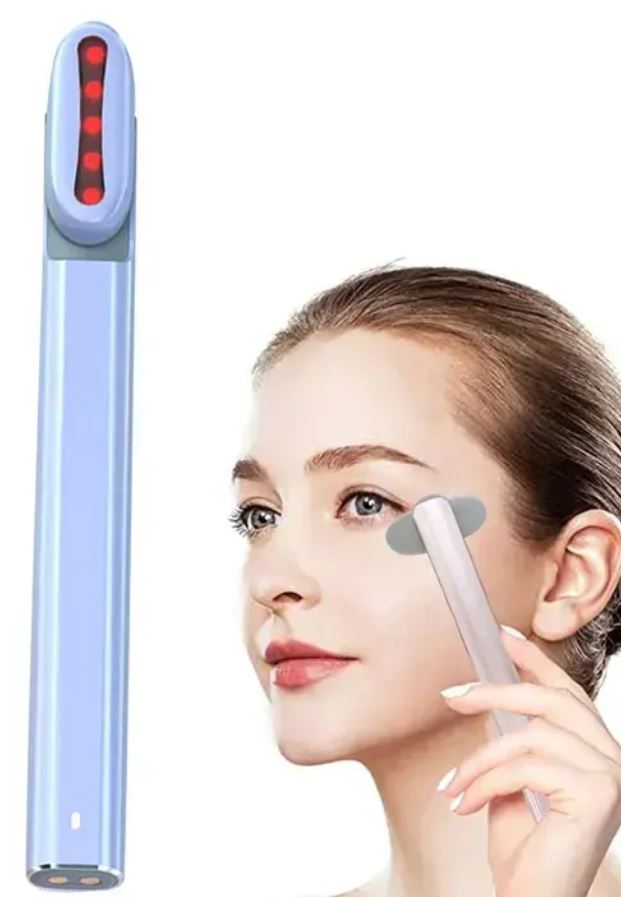 ThermaGlow 5-in-1 Red Light Therapy Device with Microcurrent, Heat, Ultrasonic & Induction Massage - Professional Pain Relief & Skin Rejuvenation for Home Spa & Wellness