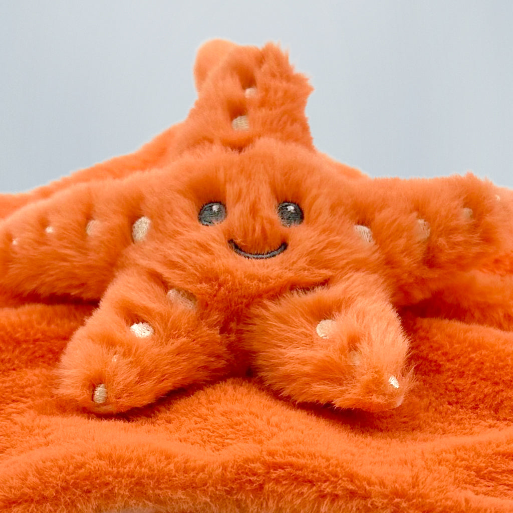 Stella Starfish Plush Toy and Comfort Blanket Gift Set for Babies & Toddlers - Perfect for Nursery, Bedtime, and Travel Comfort