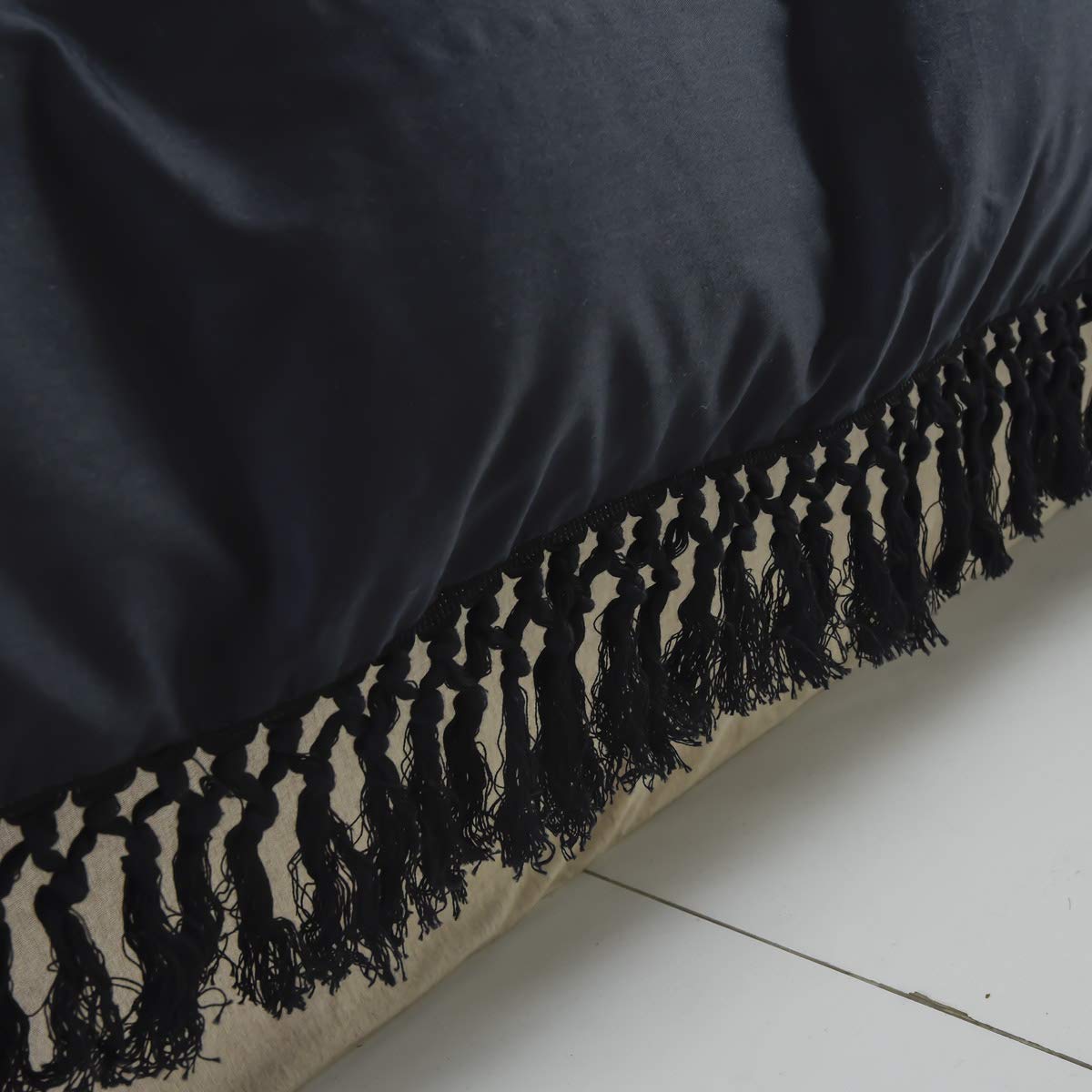 Softta 3-Piece Bohemian Duvet Cover Set - 100% Washed Cotton with Tassels (1 Duvet Cover + 2 Pillowcases) | Luxury & Elegant Bedding for Master Bedroom, Guest Room & Bohemian Style Home Decor