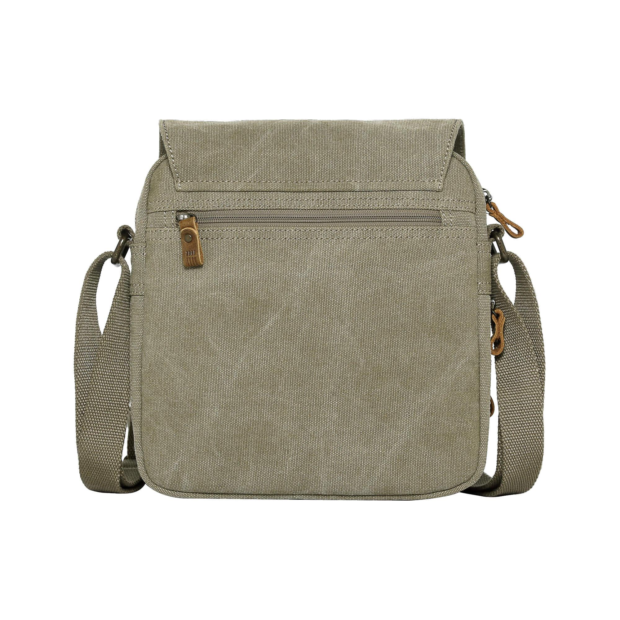 Troop London Classic Canvas Crossbody Bag for Men & Women - Stylish & Durable Shoulder Bag for Travel, Work & Everyday Use