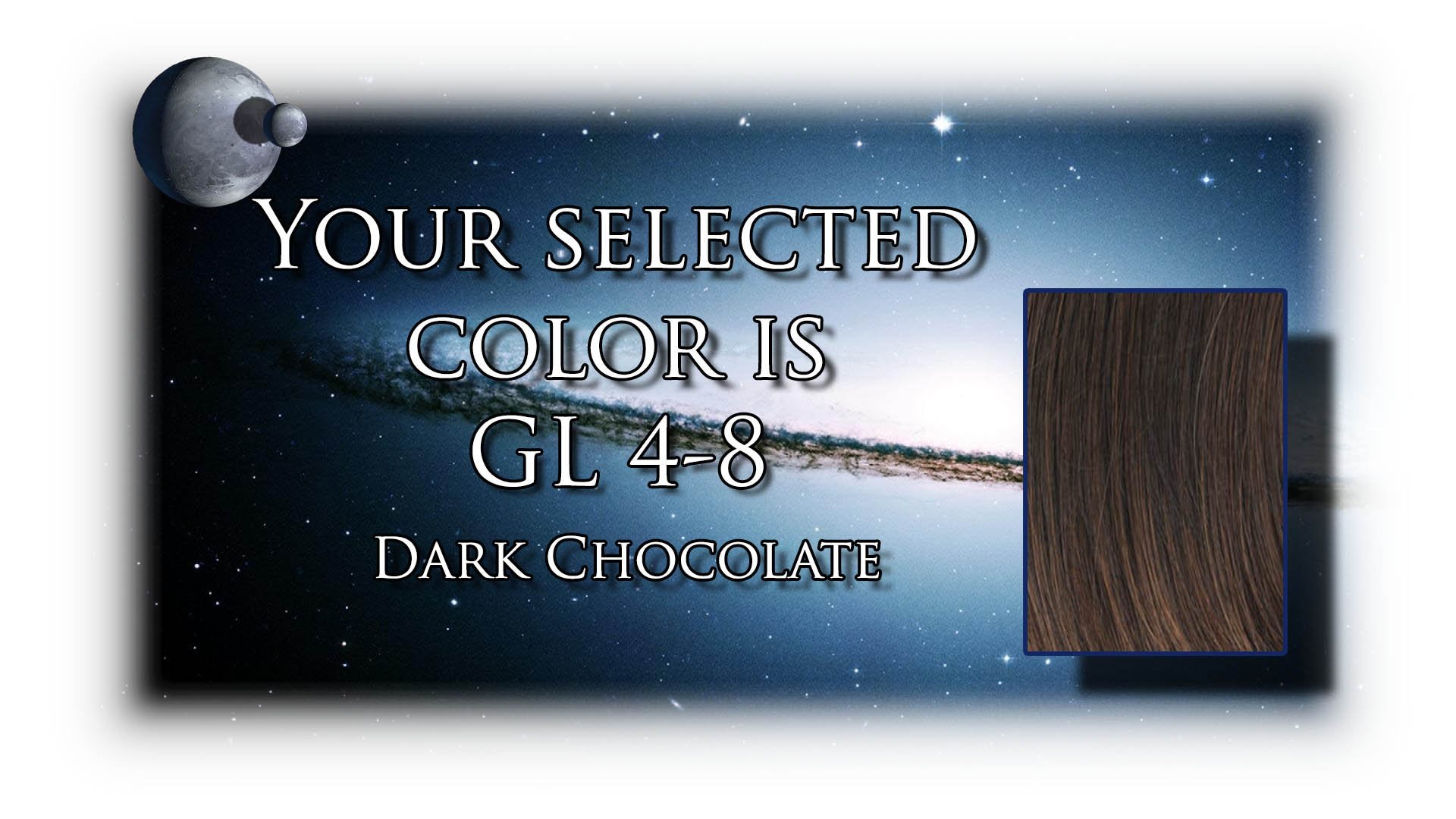 Gabor Wigs Simply Flawless GL 4-8 Dark Chocolate Brown Human Hair Wig - 11