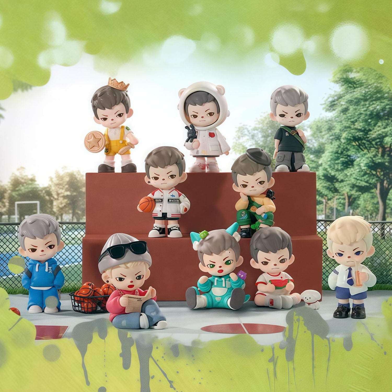 RAYAN Youthful Days Series Blind Box Collectible Figures - TNT SPACE Edition for Kids & Teens | Perfect for Gifts, Display, and Anime Fans Collection