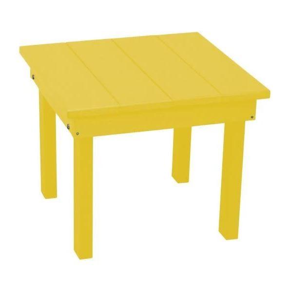 A & L Furniture Poly Hampton End Table - Stylish Side Table for Living Room, Bedroom, or Office - Perfect for Holding Lamps, Books, and Decor