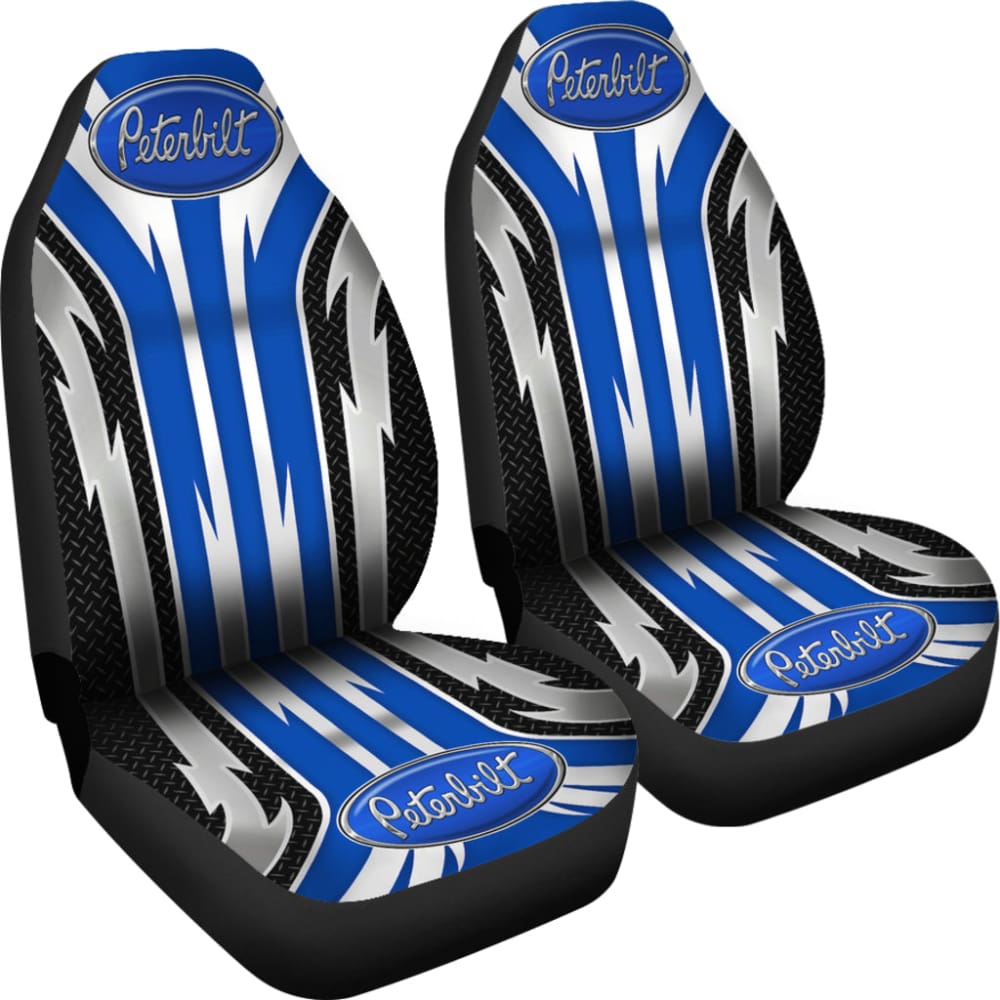 Premium Blue Peterbilt 211901 Car Seat Covers - Heavy Duty Truck Seat Protectors for Comfort & Style - Perfect for Long Hauls & Work Trucks