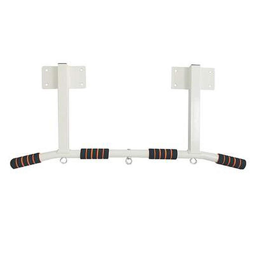 Best Doorway Pull Up Bar for Home Gym - Adjustable Upper Body Workout Equipment for Strength Training, Chin Ups & Home Exercises (White) - Perfect for Small Spaces & Apartment Workouts