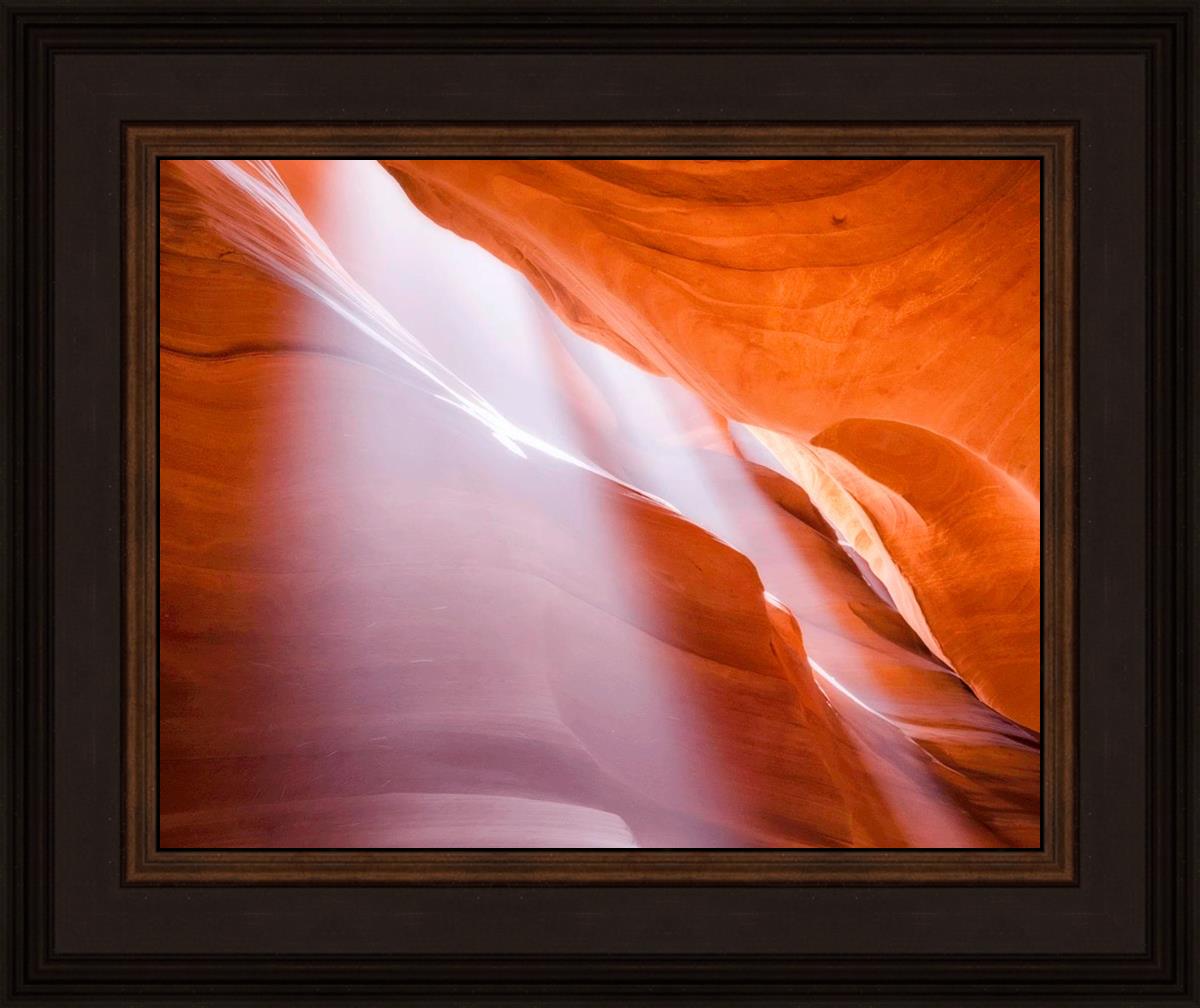 Stunning Antelope Canyon Light Shafts Photography - Natural Sunbeams in Slot Canyon - Perfect for Wall Art, Travel Inspiration & Desert Landscape Decor