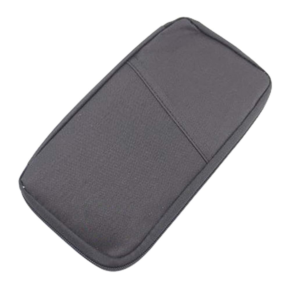Magik 1-2 Pack RFID Blocking Travel Wallet Passport Holder - Waterproof Document Organizer Bag for Men & Women (Gray, 1 Pack) - Perfect for Airplane Travel, International Trips & Business