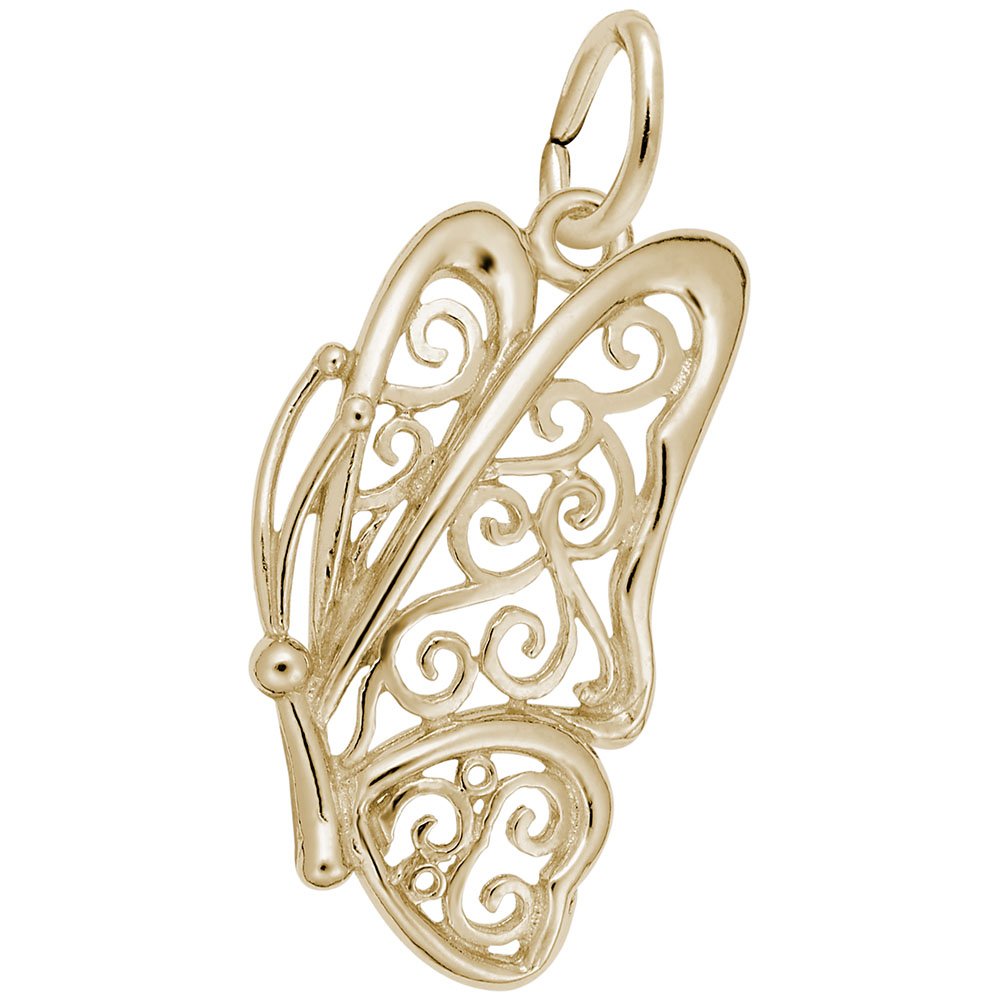 Butterfly Charm for Jewelry Making - Elegant Silver & Gold Charms for Bracelets, Necklaces & DIY Crafting - Perfect for Gifts, Fashion Accessories & Handmade Jewelry Designs