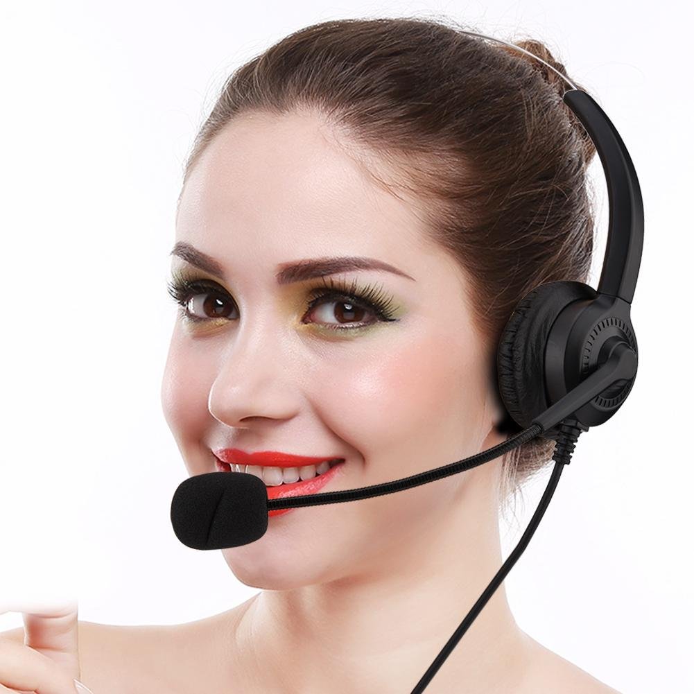 Socobeta USB Headset with Noise Cancelling Microphone - Professional Call Center Headphones for Clear Communication | Perfect for Office, Remote Work & Customer Service