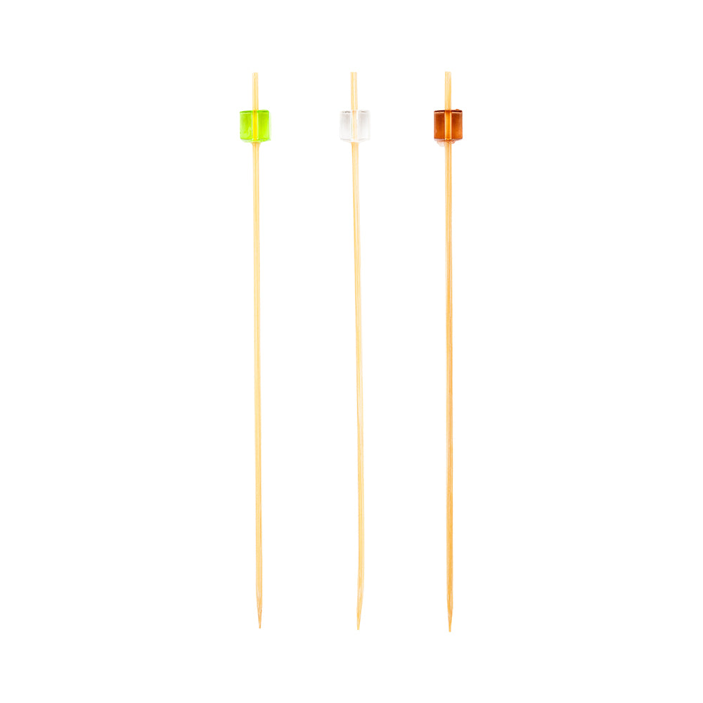 Premium Bamboo Acrylic Block Skewers - 6