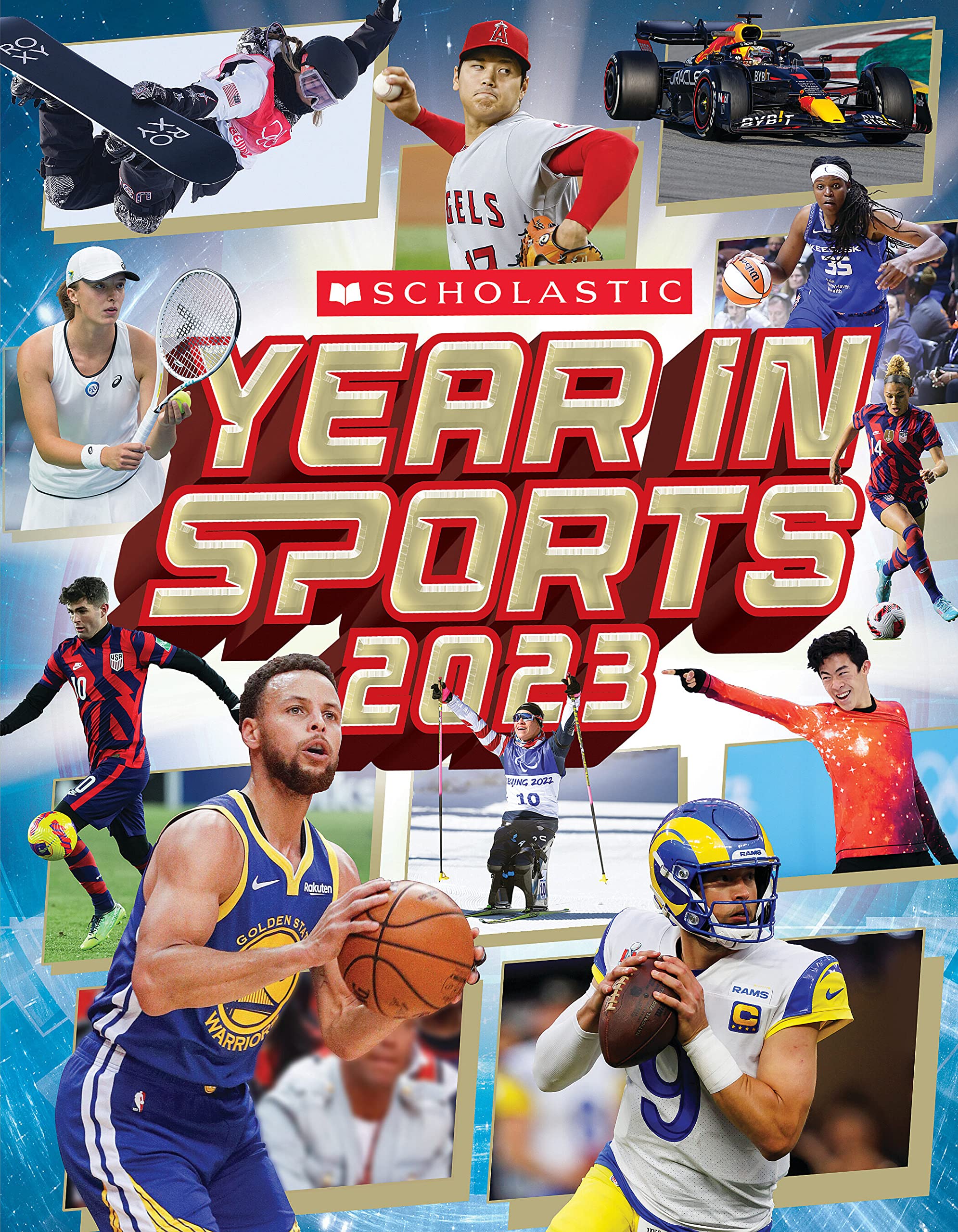 Scholastic Year in Sports 2023 - Latest Edition | Sports Almanac for Kids & Teens | Perfect for School Projects, Sports Fans & Gift Giving