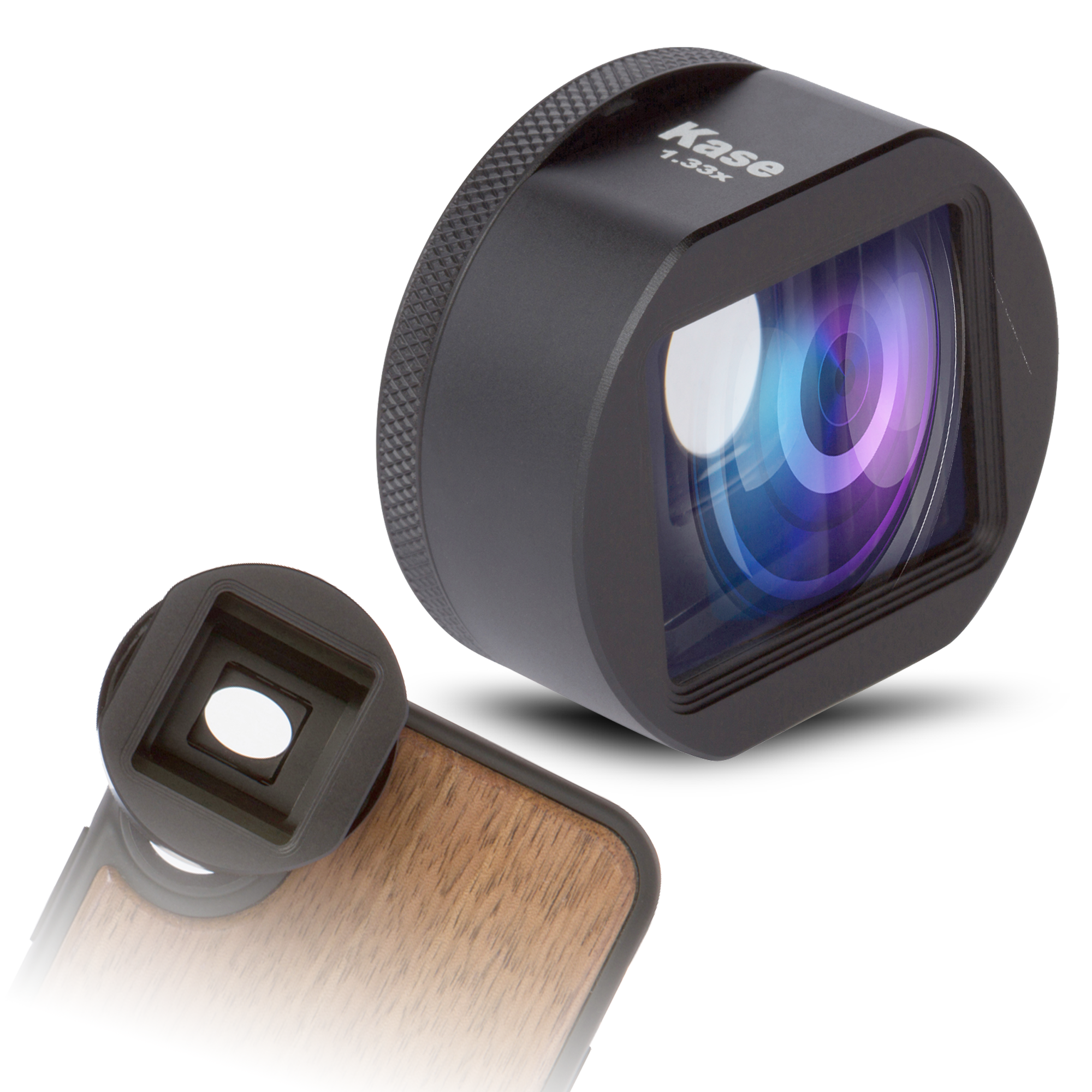 Kase Anamorphic Film Lens for iPhone & Android - Wide Angle Cinematic Video Shooting for YouTube, Vlogging & Movie Making