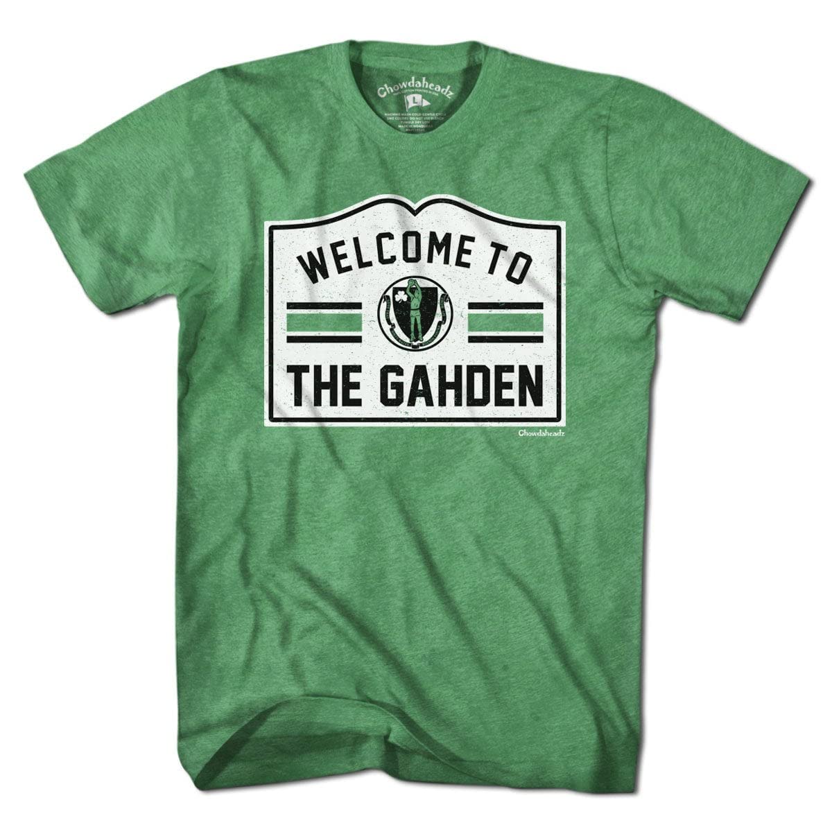 Chowdaheadz Welcome To The Gahden Vintage Basketball T-Shirt - Soft Unisex Cotton Blend Tee for Casual Wear & Sports Fans