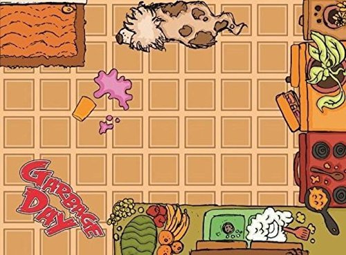 Garbage Day! - Non-Slip Kitchen Playmat for Kids, Fun & Educational Floor Mat for Pretend Play - Perfect for Toddlers, Daycare, and Home Learning Activities