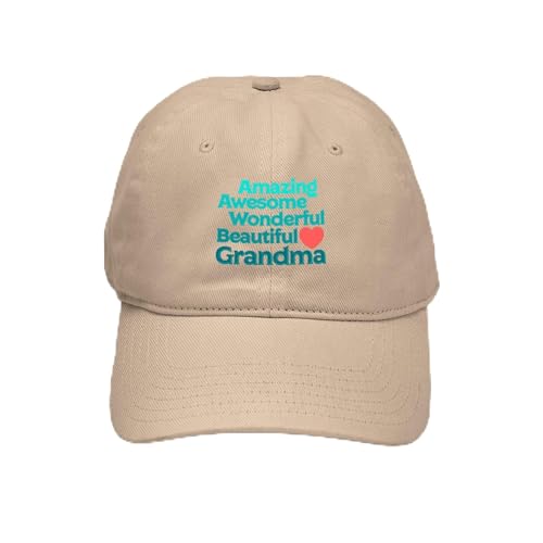 Khaki - Amazing Awesome Wonderful Beautiful Grandma Cap
