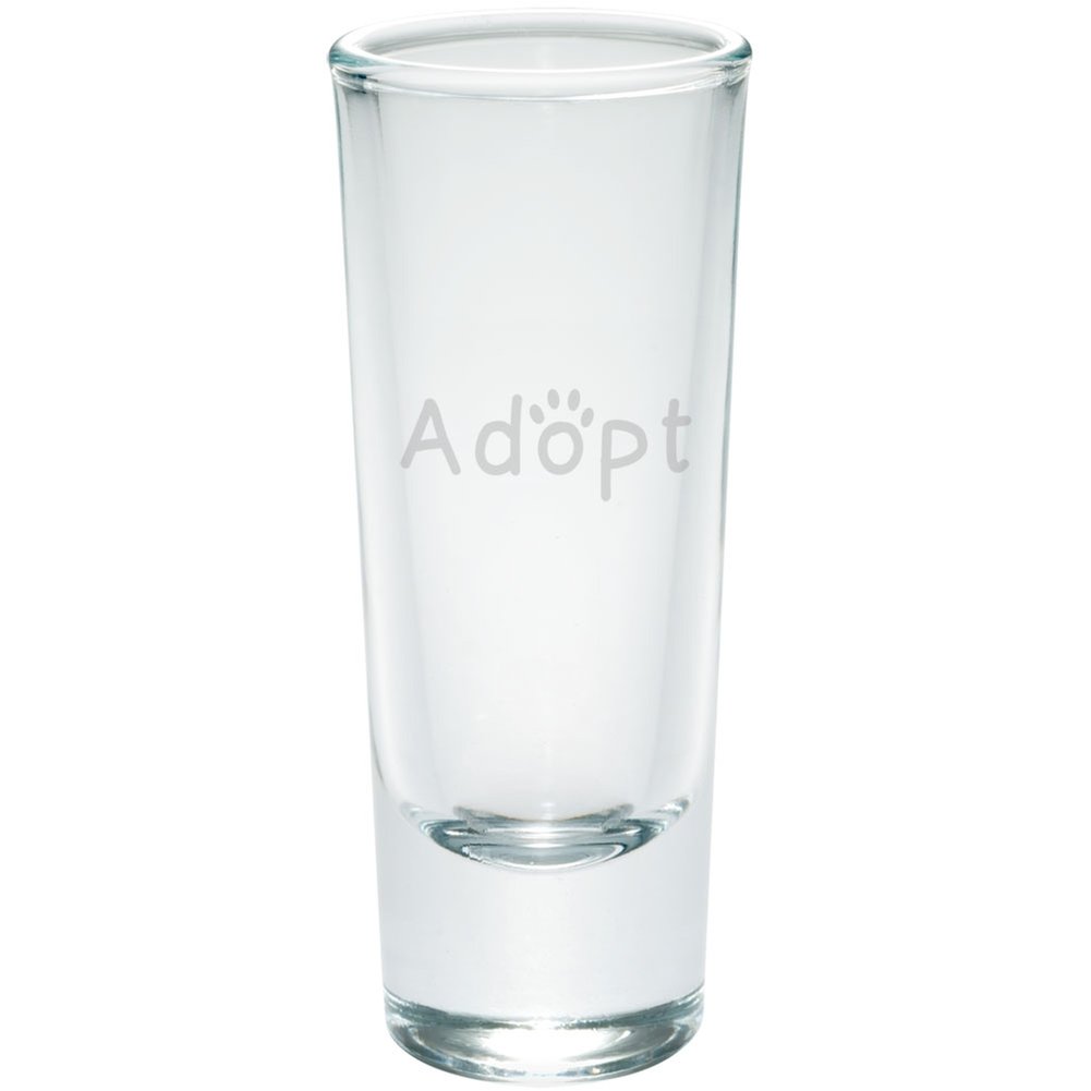Personalized Cat & Dog Paw Etched Shot Glass - Unique Pet Lover Gift for Parties, Celebrations & Home Bar Decor