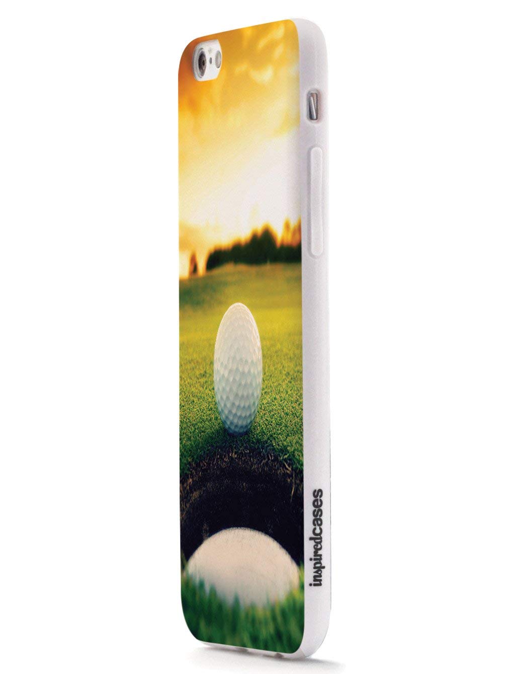 Inspired Cases - Premium 3D Textured Protective Phone Case Compatible with Apple iPhone 7 Plus - Golf Ball Sunset Design - Shockproof & Anti-Scratch Cover for Everyday Use, Travel & Outdoor Activities