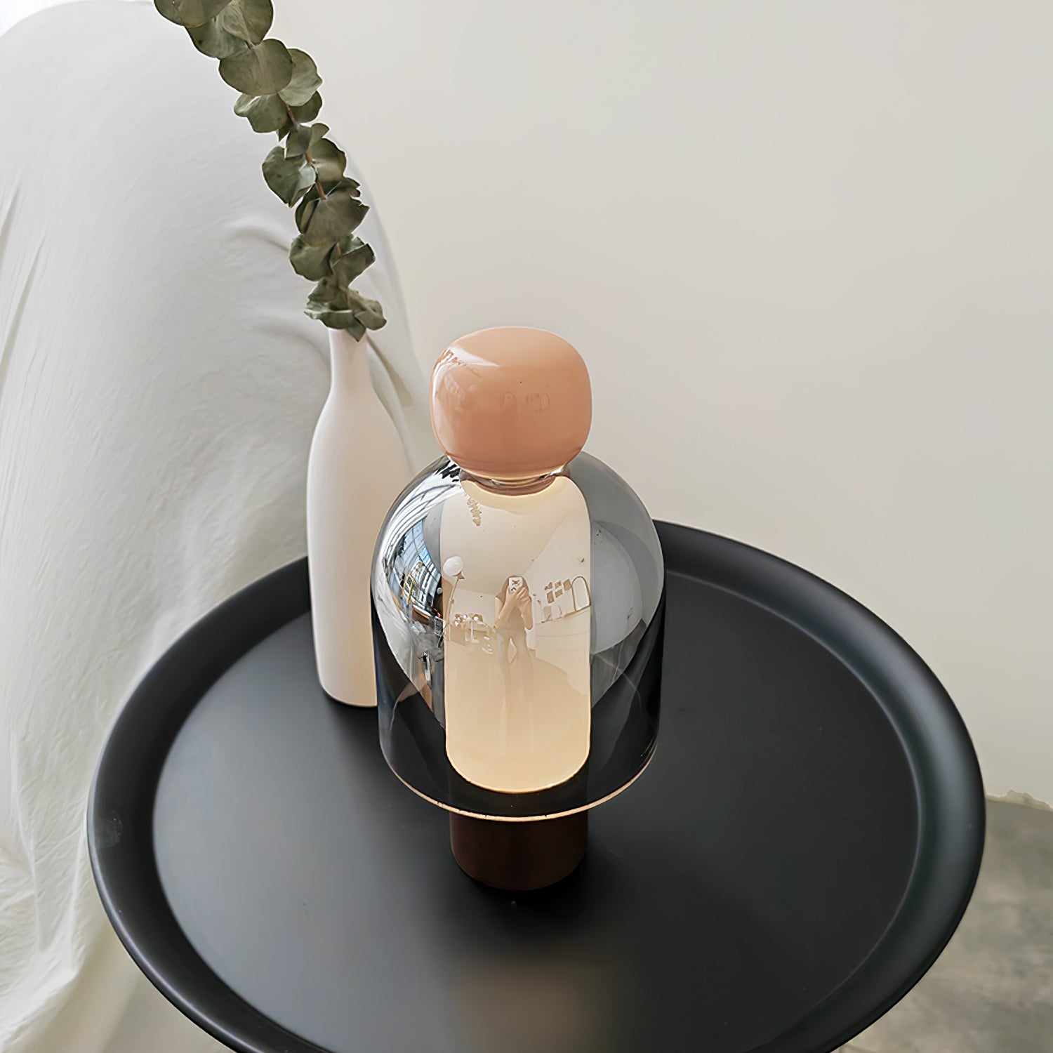 Lumina Joy Table Lamp - Modern LED Nightstand Lamp with Touch Control, Dimmable Warm White Light for Bedroom, Living Room, Office - Perfect for Reading, Relaxing & Decor