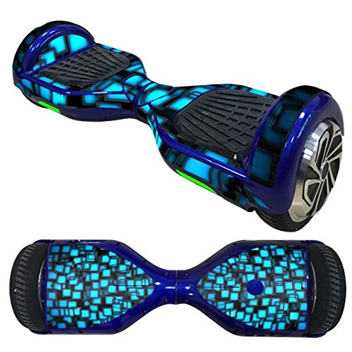 GUTT Protective Vinyl Skin Decal for 6.5in Hoverboard - Removable Sticker Kit for Self Balancing Scooter (2 Wheels) - No Sticky Residue Guaranteed - Perfect for Kids & Adults Outdoor Riding