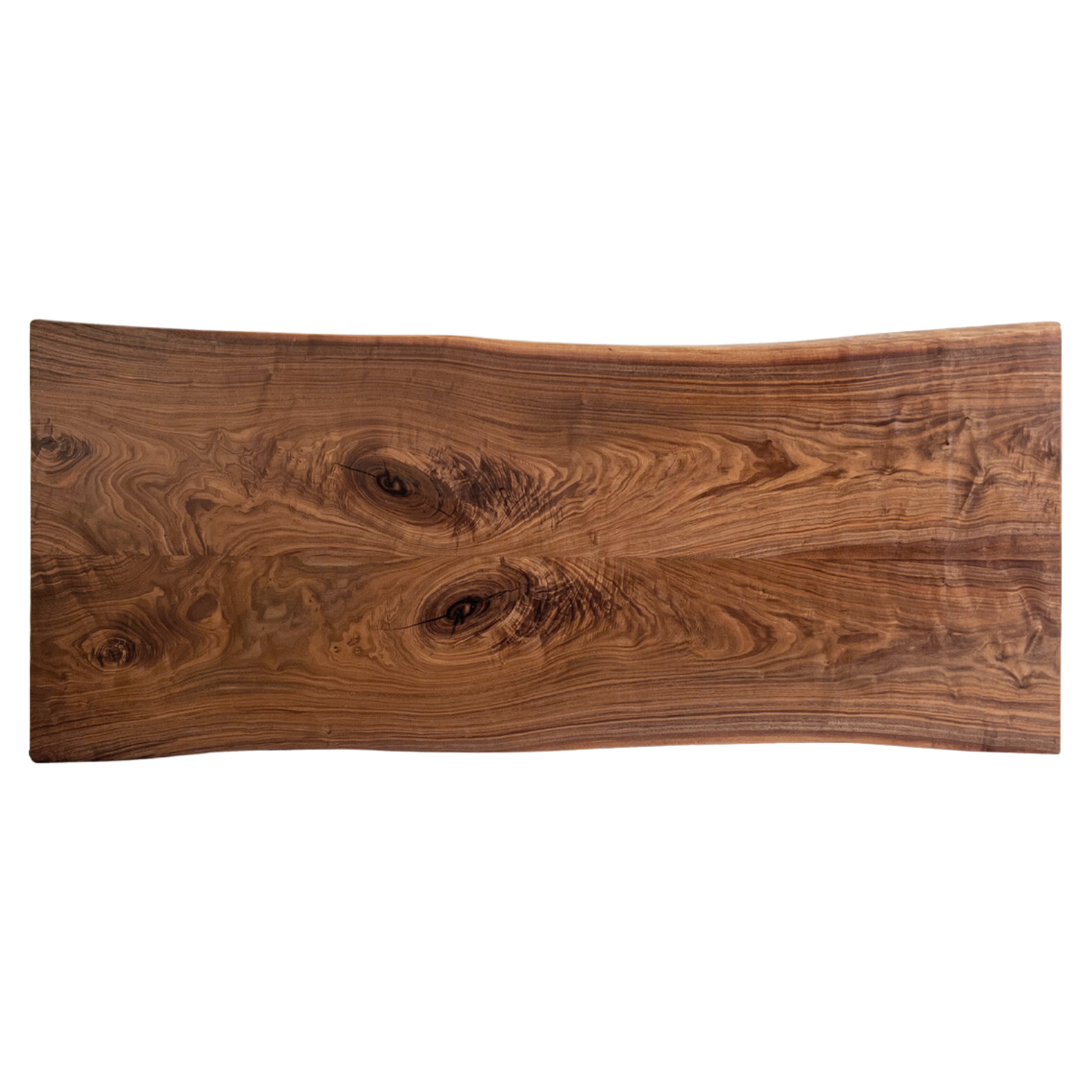 Premium Black Walnut Solid Wood Natural Edge Dining Table – Handcrafted Large Board for Rustic & Modern Home Decor – Perfect for Family Gatherings & Dinner Parties