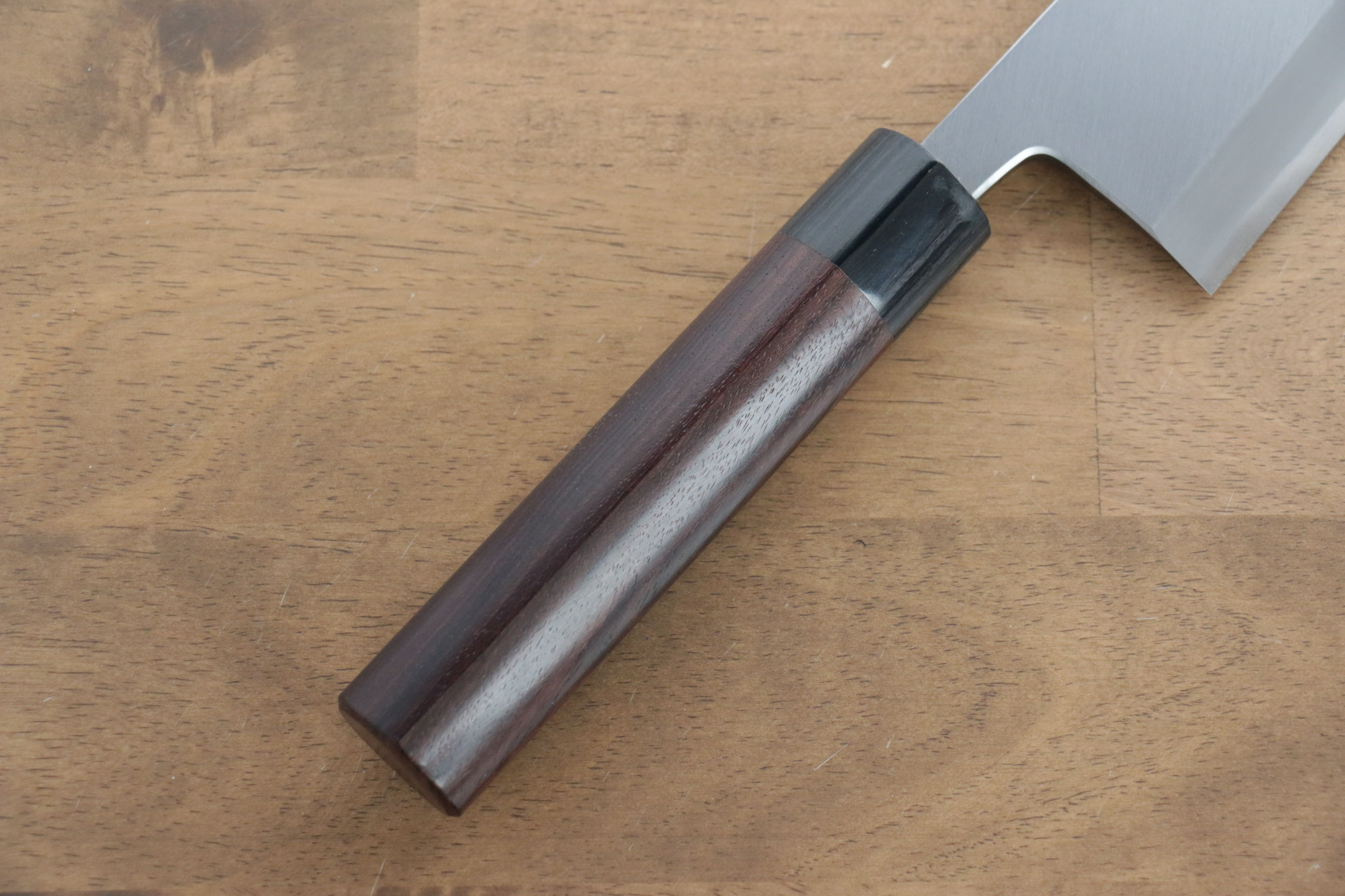 Premium Jikko White Steel No.2 Deba Knife 210mm with Ebony Handle - Professional Japanese Kitchen Knife for Sushi, Fish Filleting & Meat Cutting
