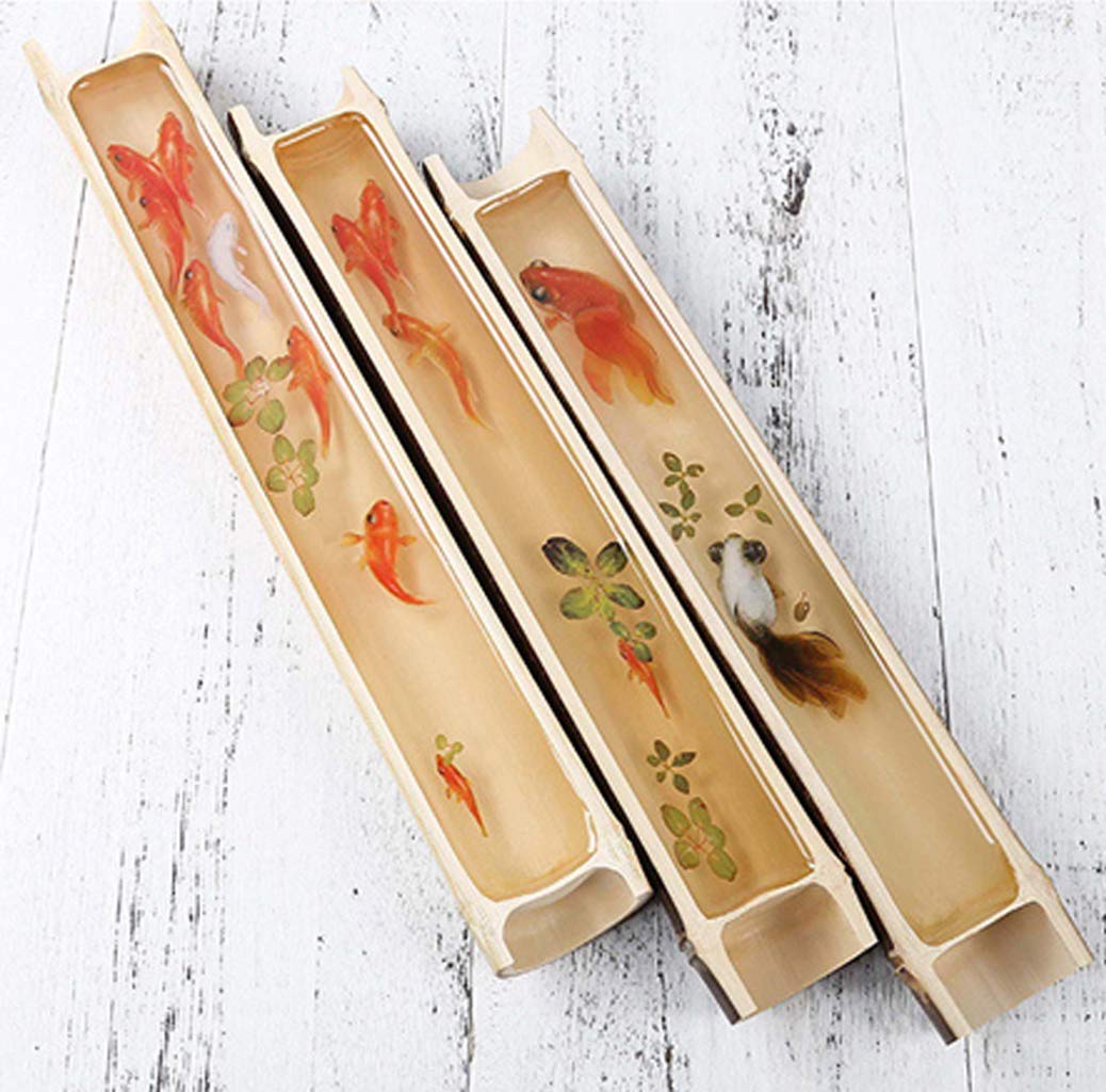 3D Goldfish Clear Film Stickers - Resin Craft Decals for DIY Micro Landscapes, Scrapbooking & Home Decor - Perfect for Aquarium Themes, Journals, and Gift Wrapping
