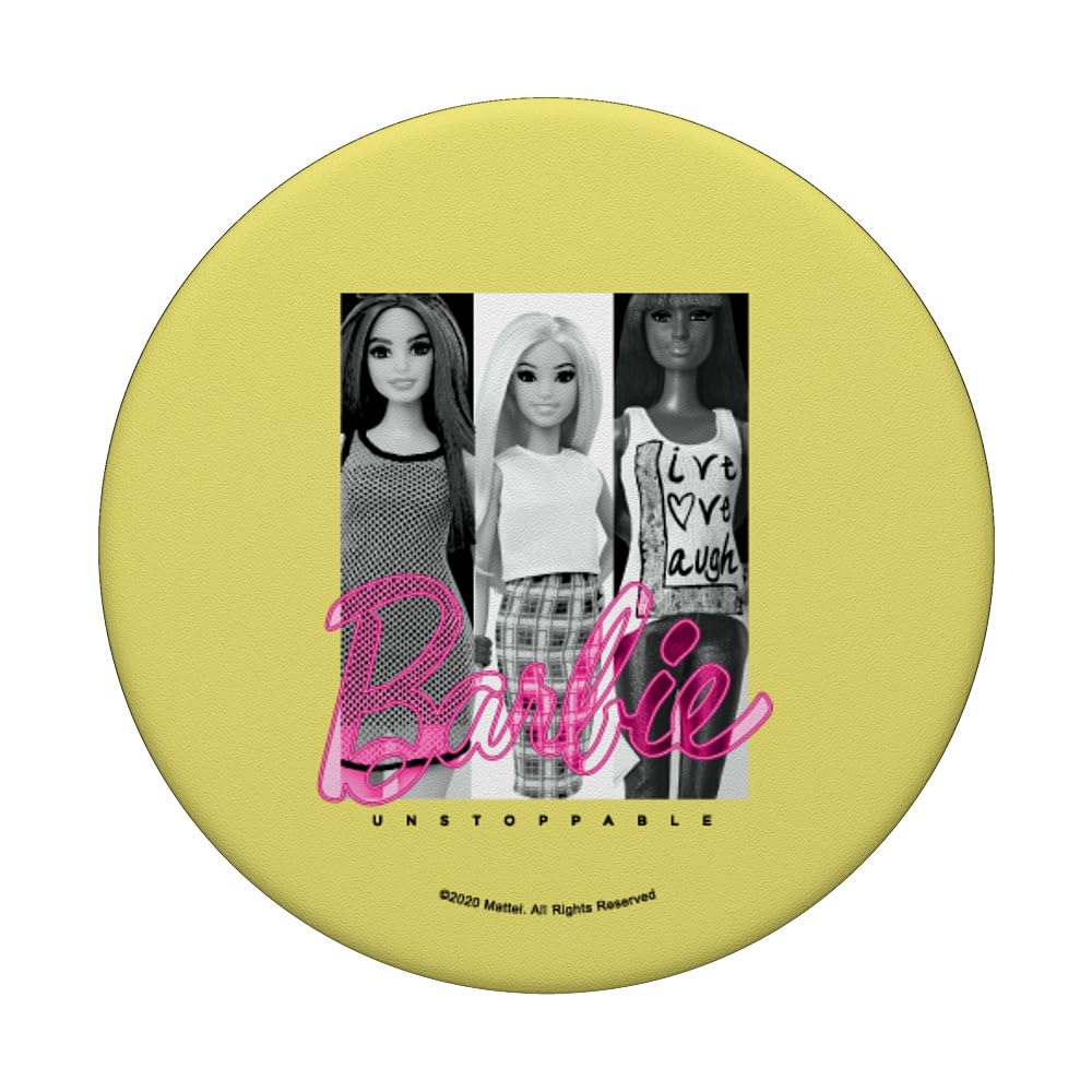 Barbie Unstoppable PopSockets Standard PopGrip - Swappable Phone Grip & Stand for Smartphones - Perfect for Selfies, Gaming, and Everyday Use