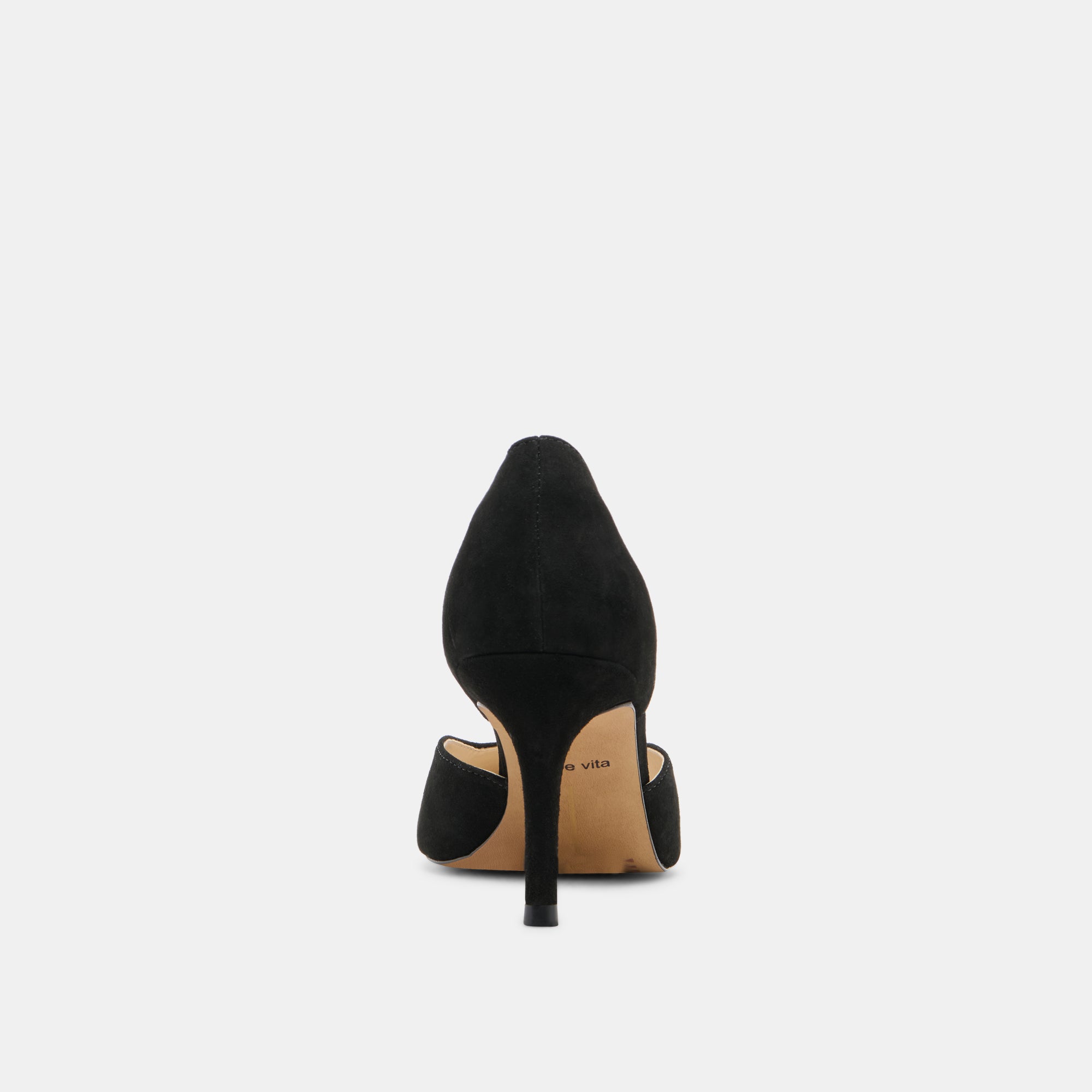 ELOY Women's Onyx Suede High Heels - Elegant Pointed Toe Stiletto Pumps for Party, Wedding & Evening Events