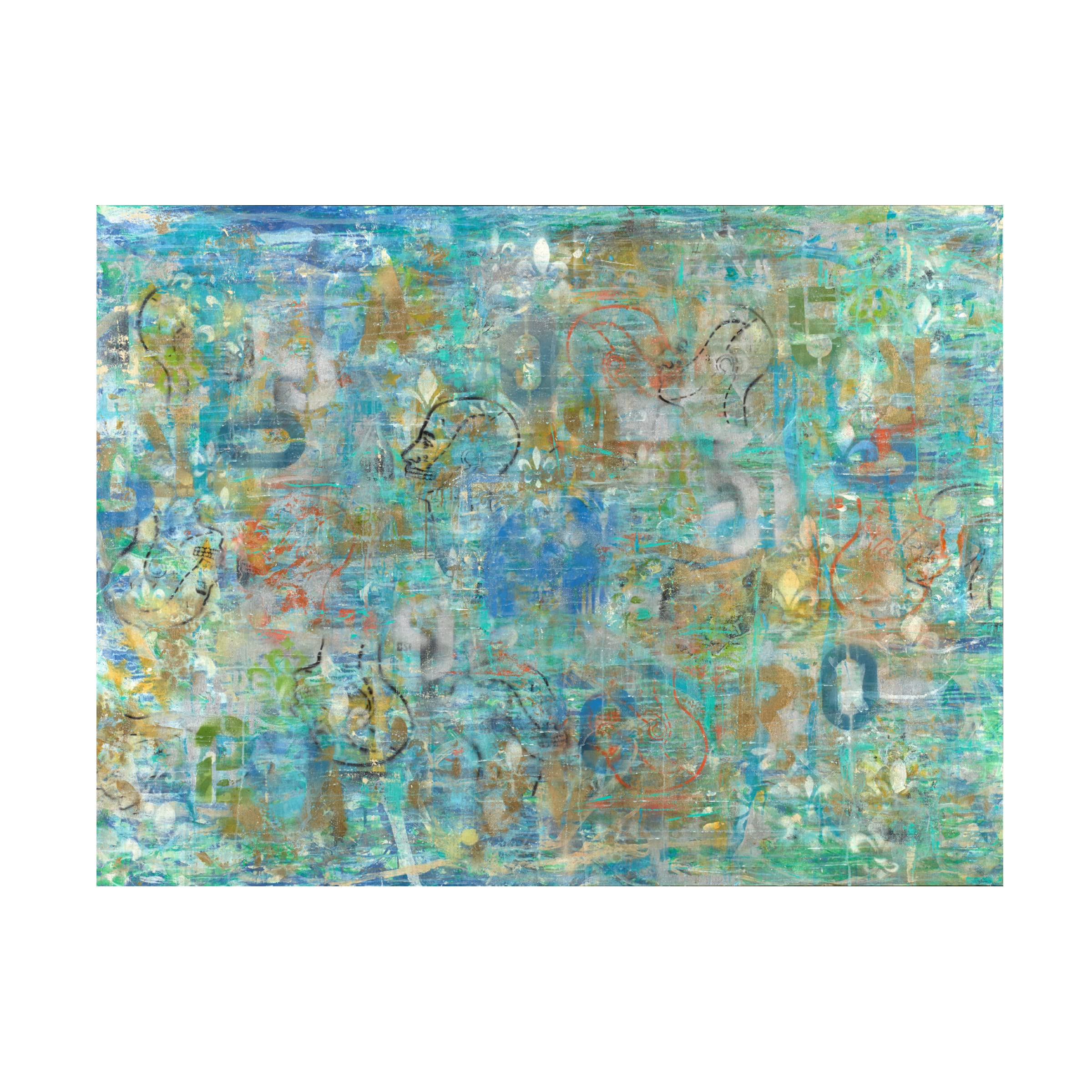 Trademark Fine Art 'Mind Blown' Canvas Wall Art by Sona - Modern Abstract Painting for Living Room, Bedroom & Office Decor