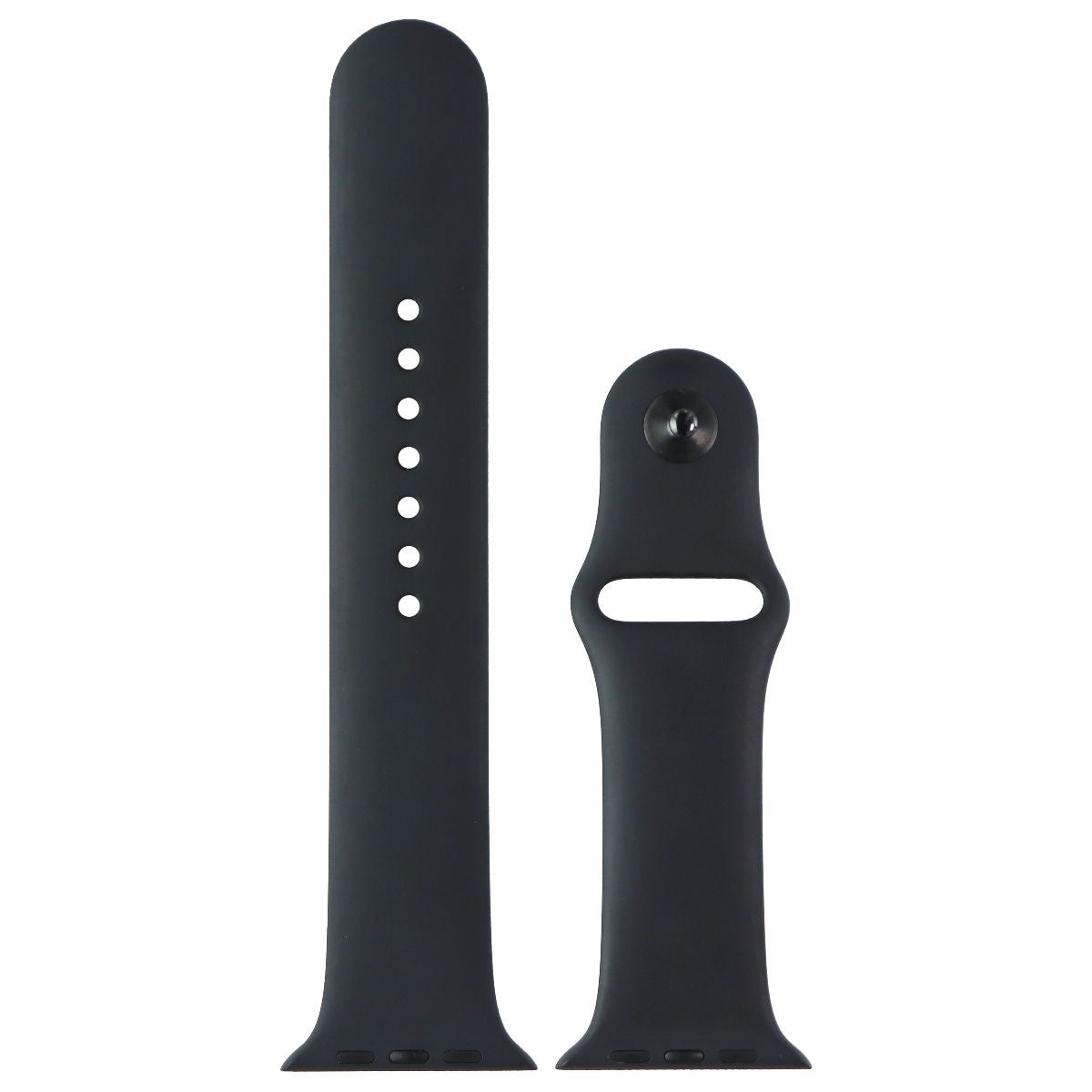 Apple Watch Sport Band 44mm - Compatible with 42mm/44mm/45mm Models, Hermès Black (M/L Size) - Durable & Stylish for Workouts, Running & Everyday Wear