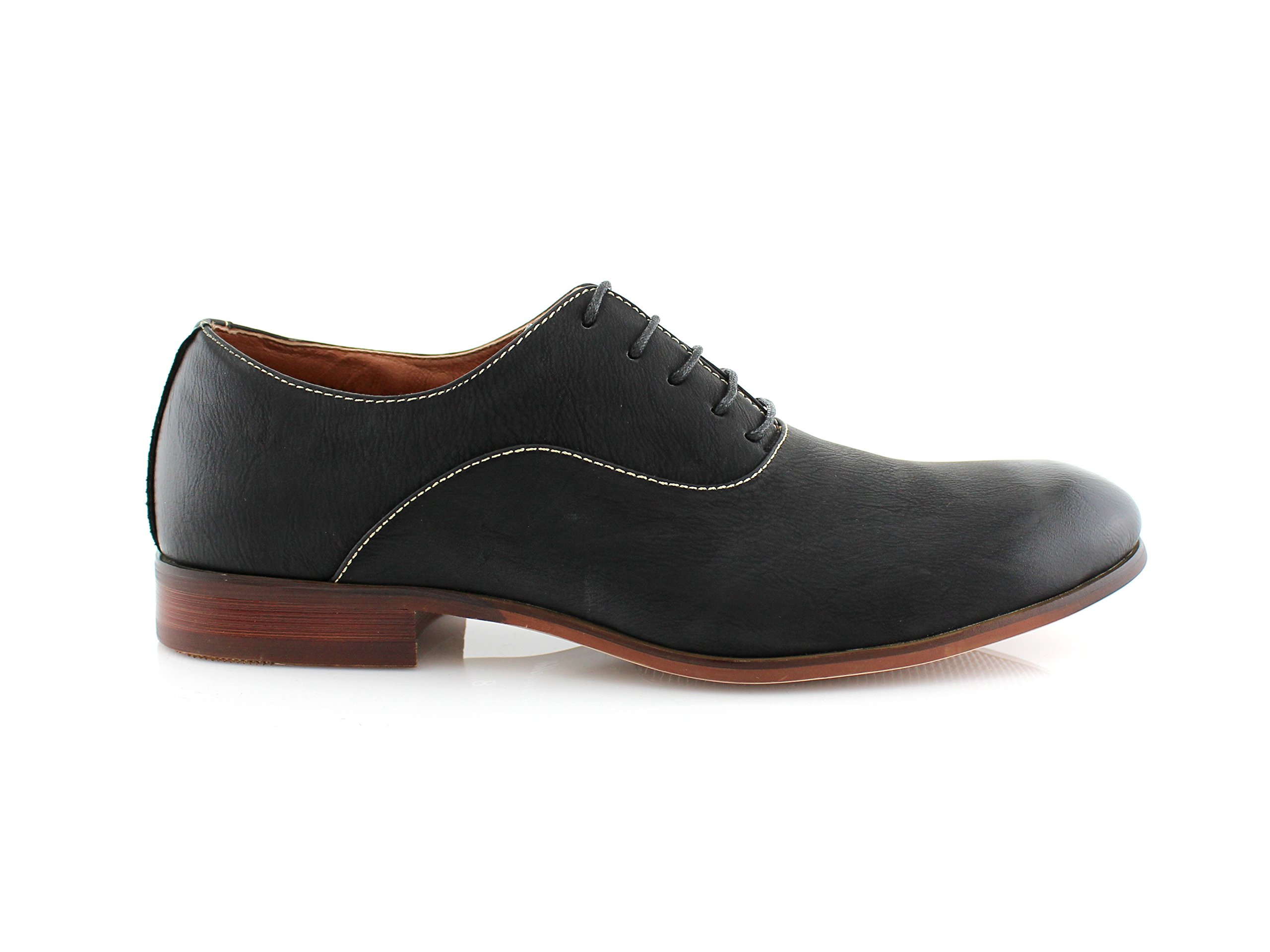 Ferro Aldo Classic Men's Oxford Dress Shoes - Formal Round Toe Leather Business Shoes for Office, Wedding & Special Occasions