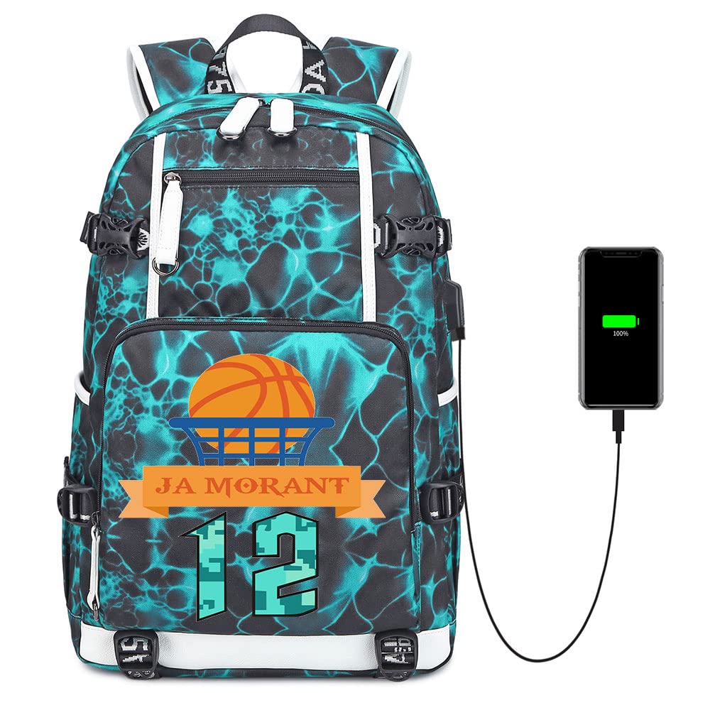 Star JA 12 Basketball Player Backpack - Multi-Functional Unisex Travel Backpack for Men & Women, Durable School Bag for Students & Fans - Perfect for Sports, Travel, and School Use