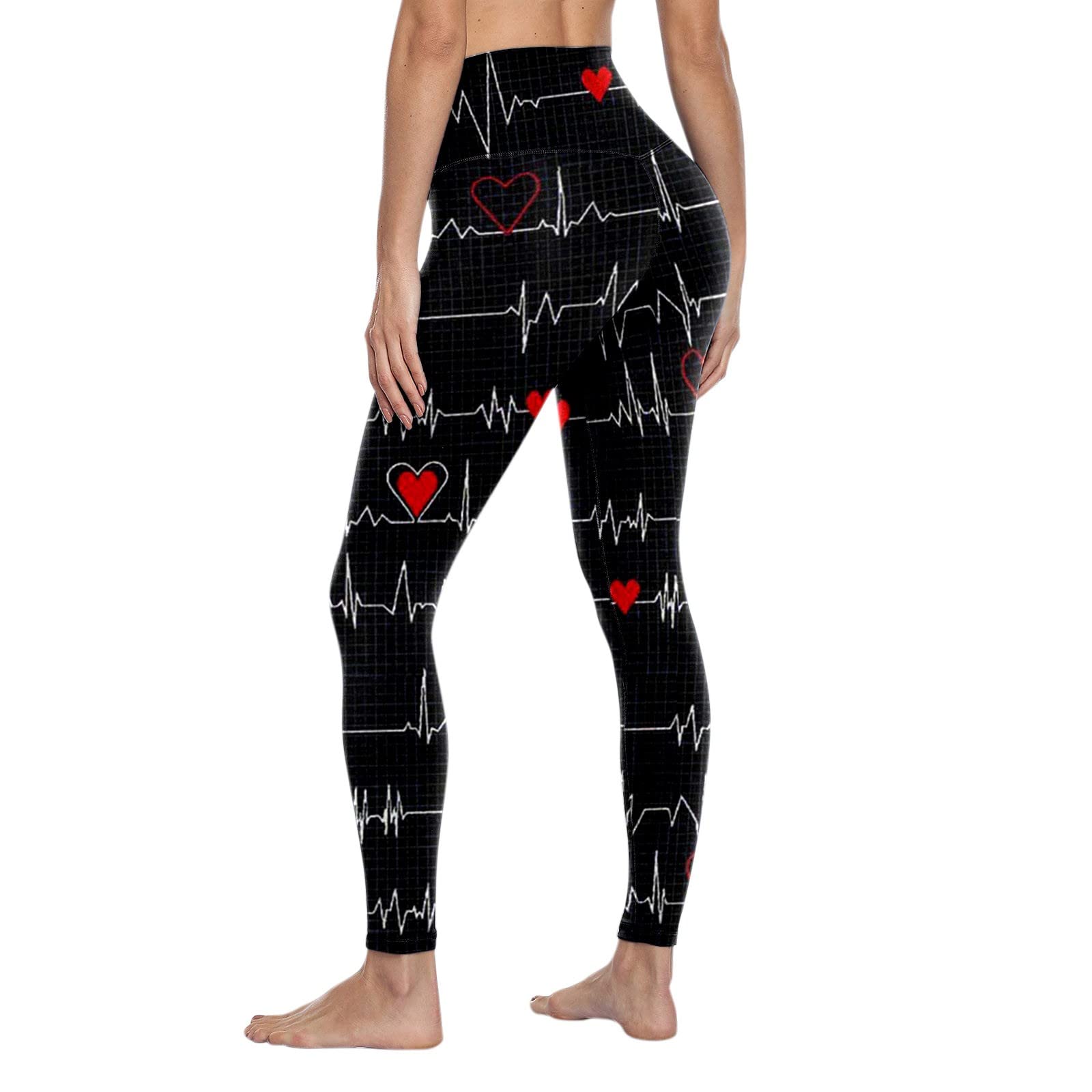 Women's Athletic Workout Leggings - Running Yoga Fitness Pants for Women & Men - High Waist Flared Brown Sports Tights - Perfect for Gym, Jogging, and Yoga Classes