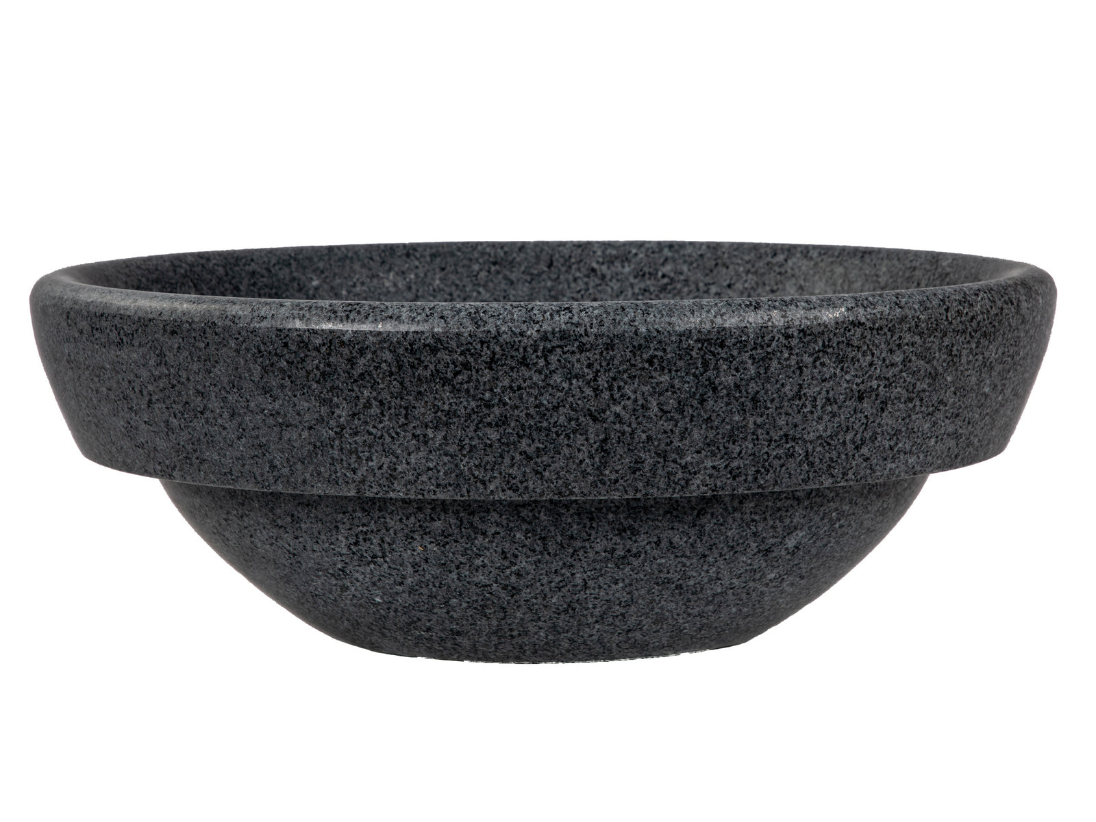 Echo Bowl Shaped Vessel Sink - Honed Padang Dark Granite Bathroom Vanity Top for Modern & Luxury Home Decor