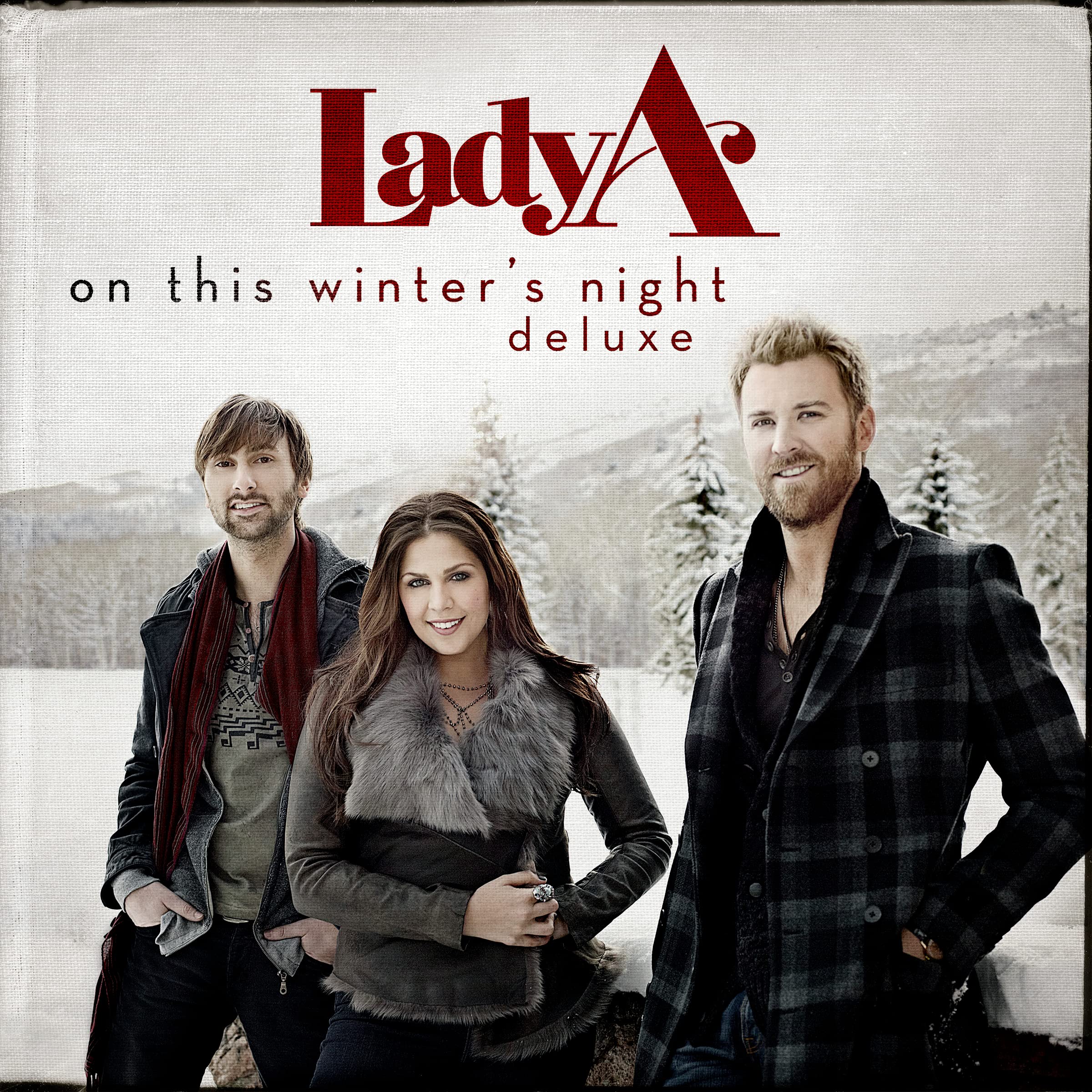On This Winter's Night Deluxe Red - Premium Holiday Gift for Christmas, Winter Decor & Cozy Home Atmosphere