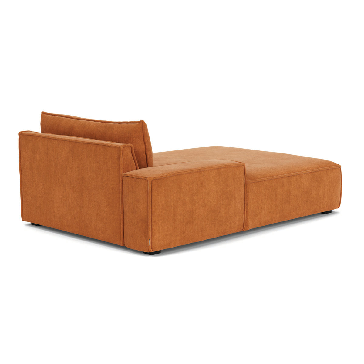 Daphne Fabric 1-Seater Left Chaise Modular Sofa - Modern Living Room Furniture for Small Spaces & Apartments