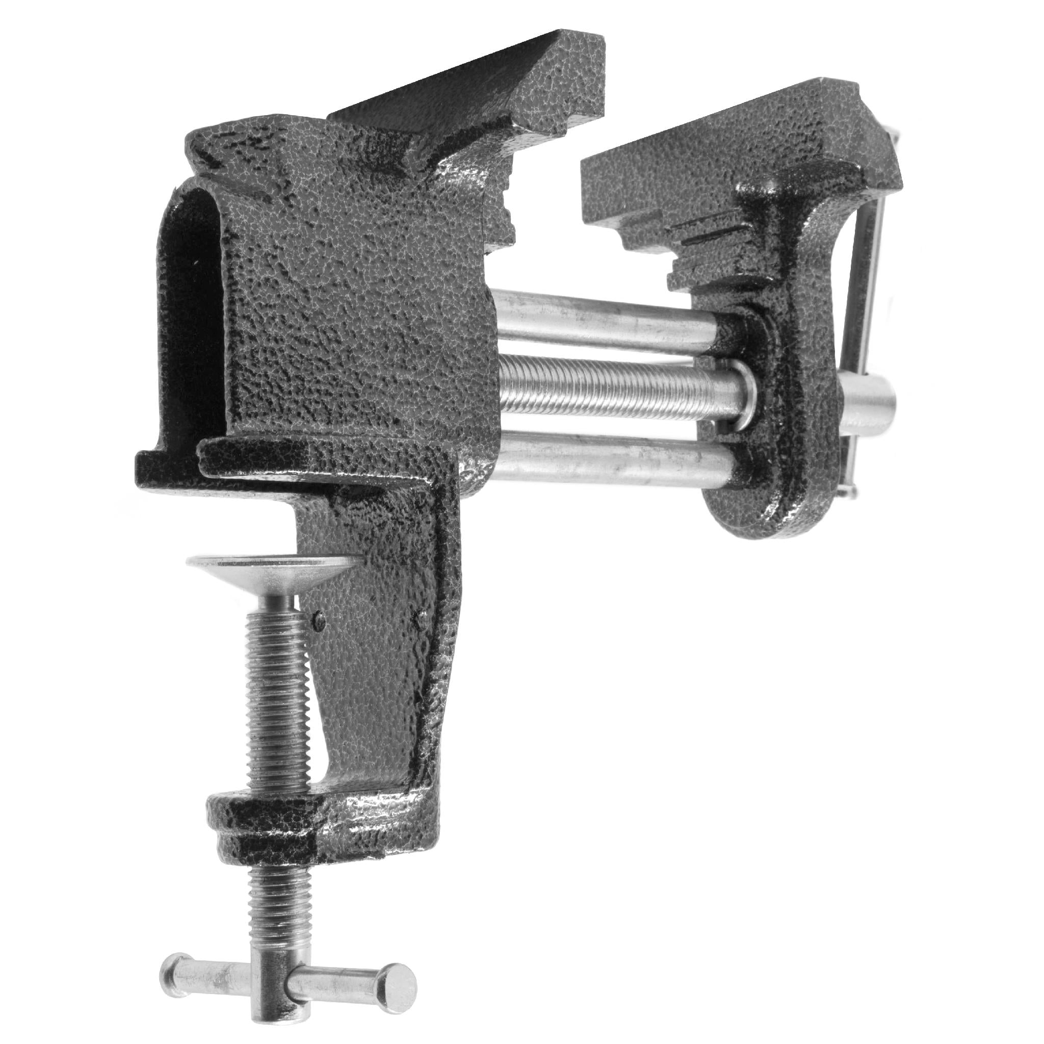 WEN HTV300 3 Inch Heavy Duty Cast Iron Bench Vise - Perfect for Woodworking, Metalworking & DIY Projects in Home Workshop