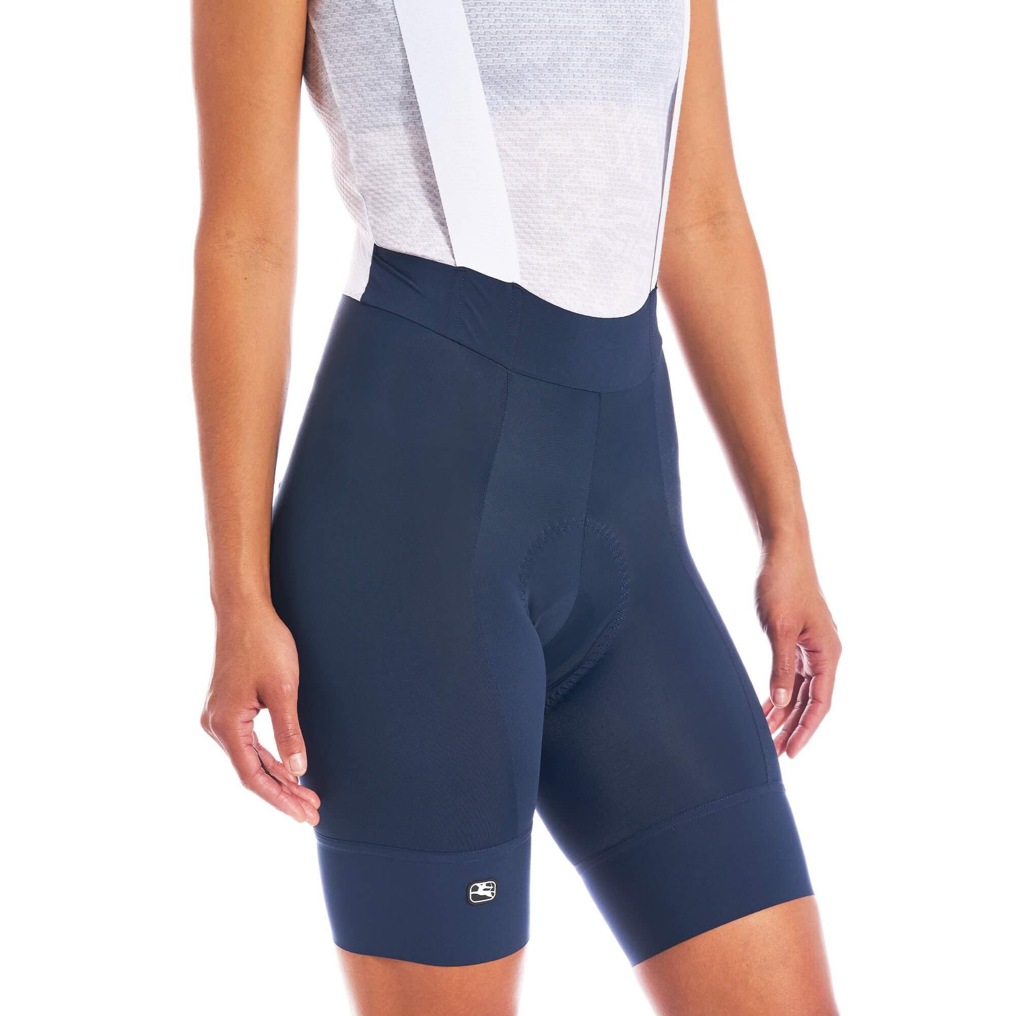 Giordana Women's Fusion Bib Cycling Shorts - High Performance Bike Shorts for Road & Mountain Biking - Comfortable Padded Cycling Gear for Long Distance Rides