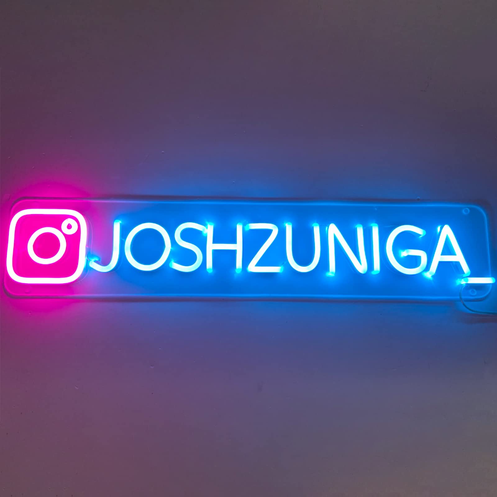 Custom Twitter Gaming Neon Signs - Personalized LED Wall Decor for Gamers & Streamers | Unique Twitch, YouTube Username Light | Perfect for Live Streaming Setup, Gamer Room Decor & Influencer Gifts