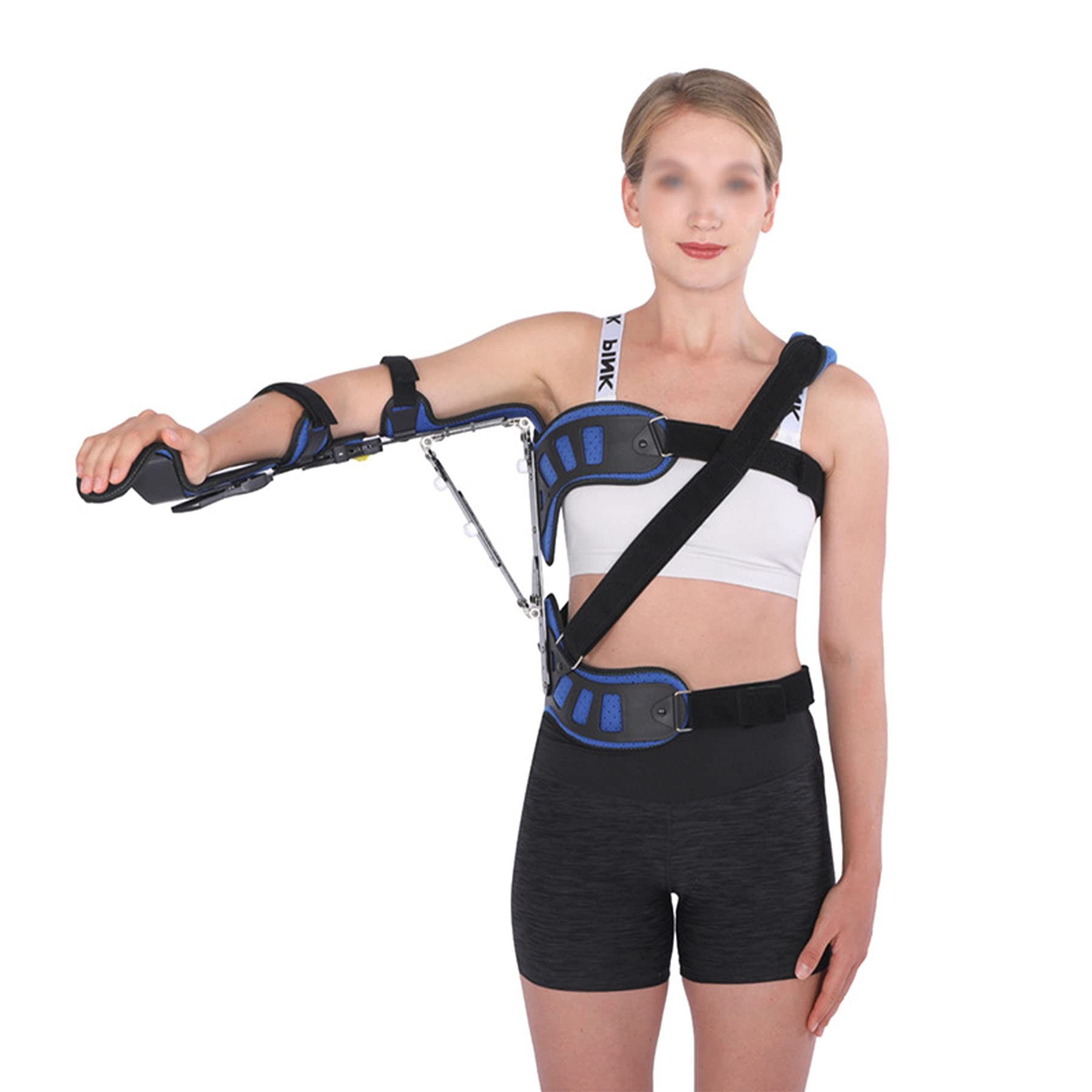 **Shoulder Abduction Sling for Dislocation, Fracture & Sprains - Lightweight, Breathable Support for Shoulder Injuries, Torn Rotator Cuff & Subluxation Surgery - Unisex Right Arm Wrist & Elbow Brace - Ideal for Post-Surgery Recovery & Daily Mobility**